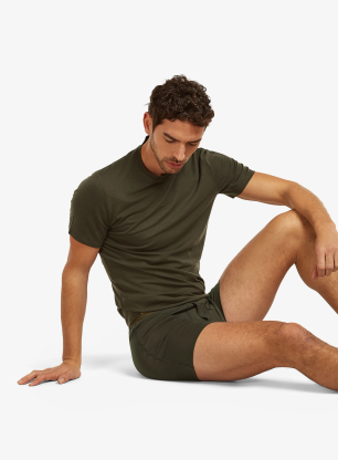 Icebreaker Anatomica Boxers wFly Termoaktív boxeralsó - dk loden