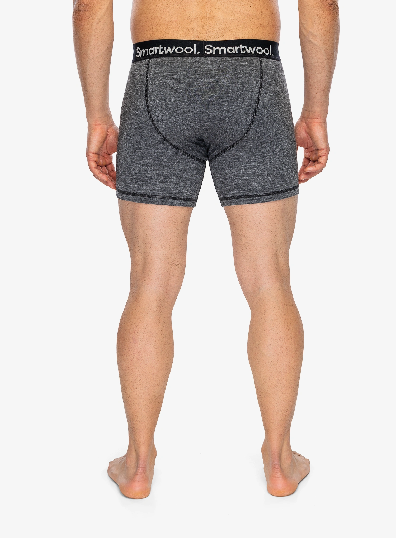 Smartwool Active Boxer Brief Boxed Termoaktív boxeralsó - medium gray heather