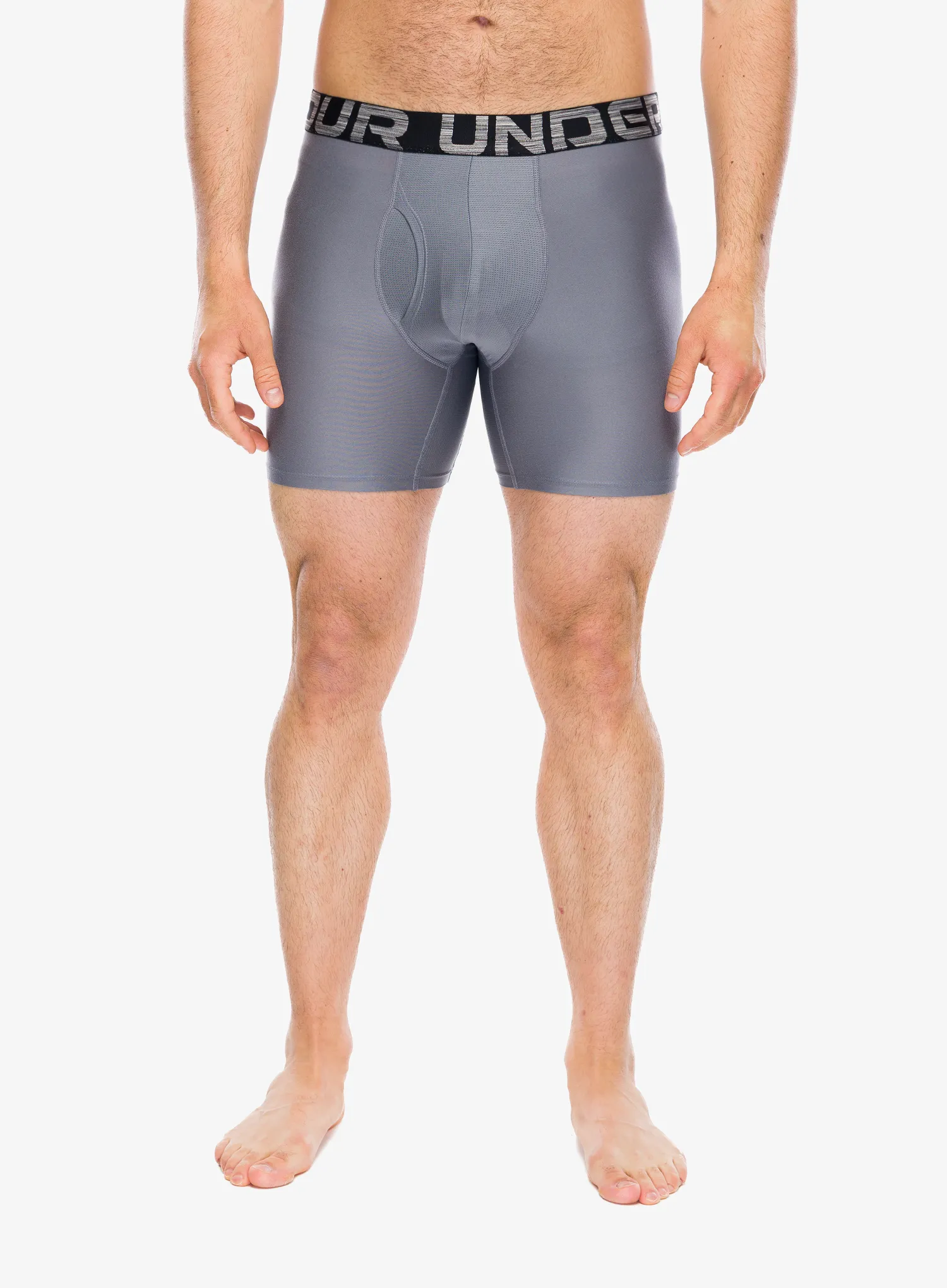 Under Armour Performance Tech Novelty 6in 3PK Termoaktív boxeralsó - wham blue/black/titan gray