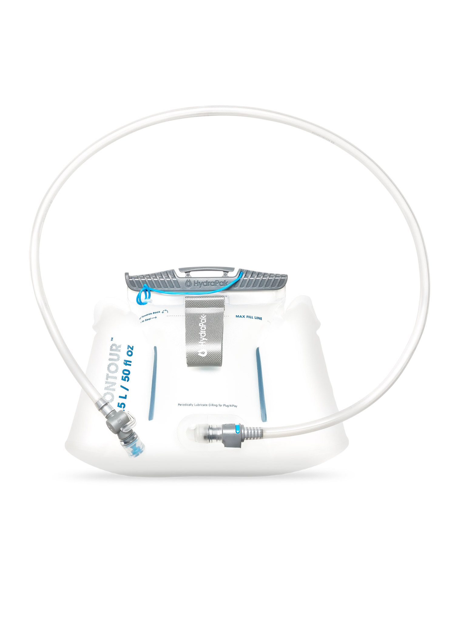 HydraPak Contour 1.5 L Lumbar Víztartó - clear