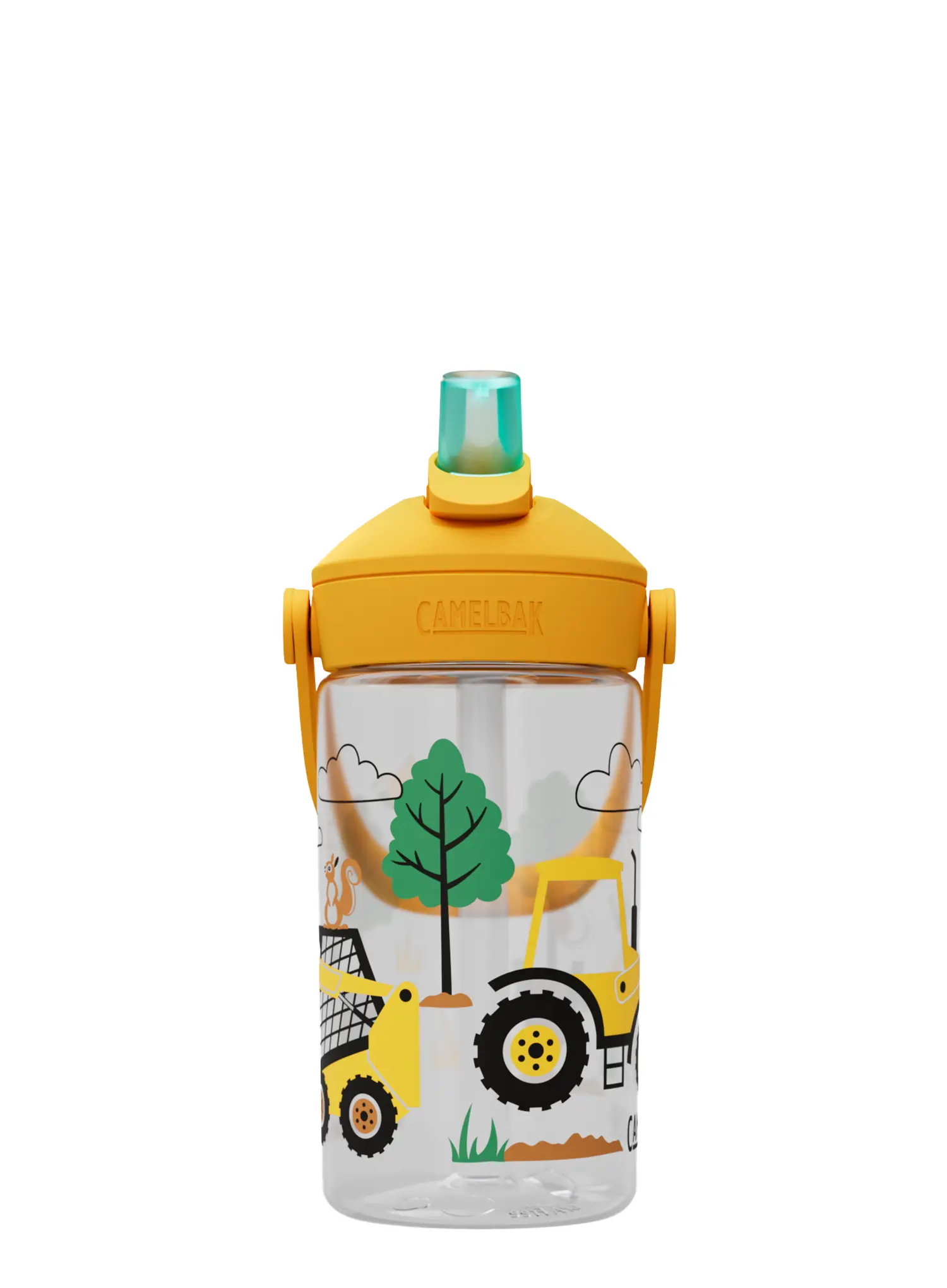CamelBak Thrive Flip Straw Kids 400ml Gyermek vizes palack - tractors and trees