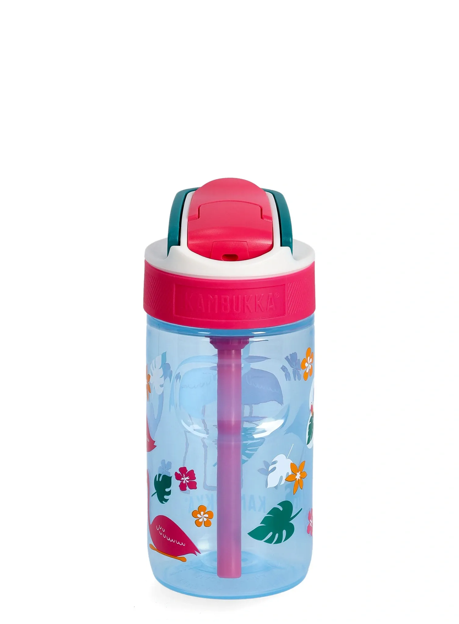 Kambukka Lagoon 400 ml Gyermek vizes palack - blue flamingo