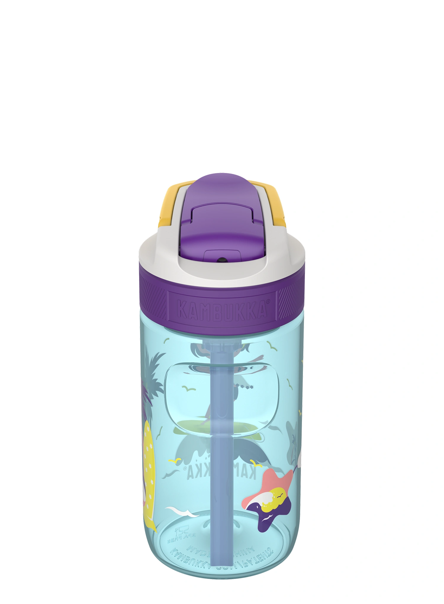 Kambukka Lagoon 400 ml Gyermek vizes palack - surf girl