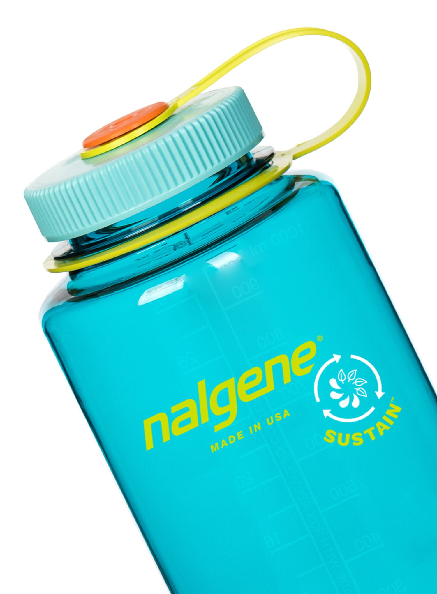 Nalgene Sustain Wide Mouth 32 oz (946 ml) Palack - cerulean
