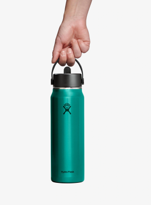 Hydro Flask 32 Oz Lightweight Wide Flex Straw Cap (946 ml) Hőtartó kulacs - emerald green
