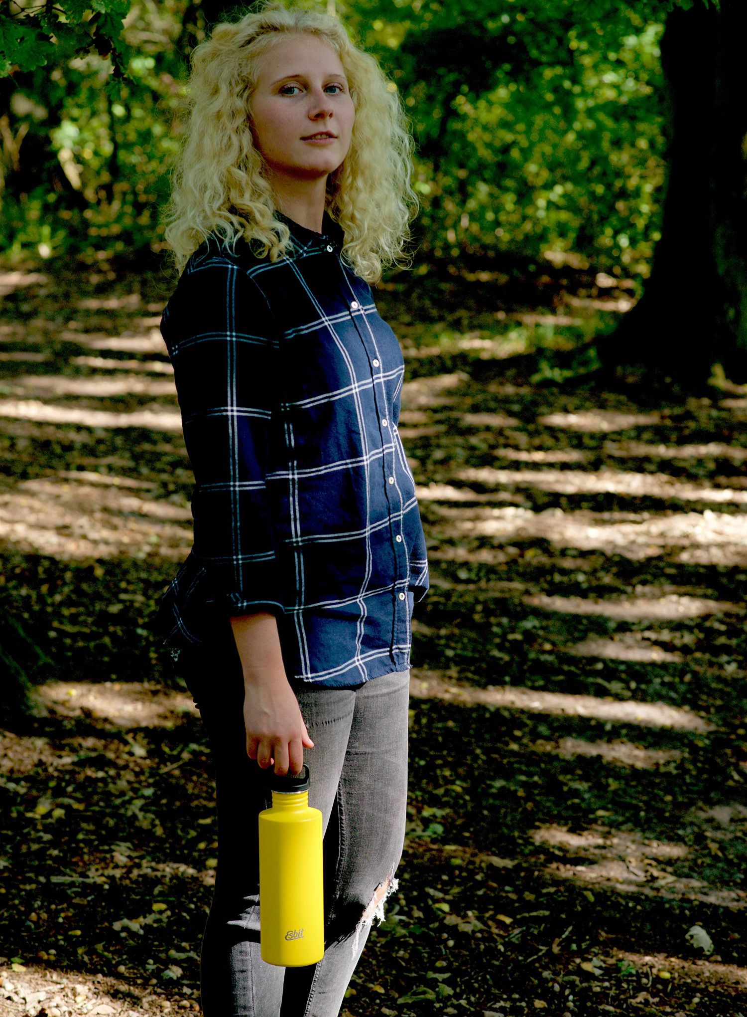 Esbit Sculptor Drinking Bottle 1L Palack - sunshine yellow