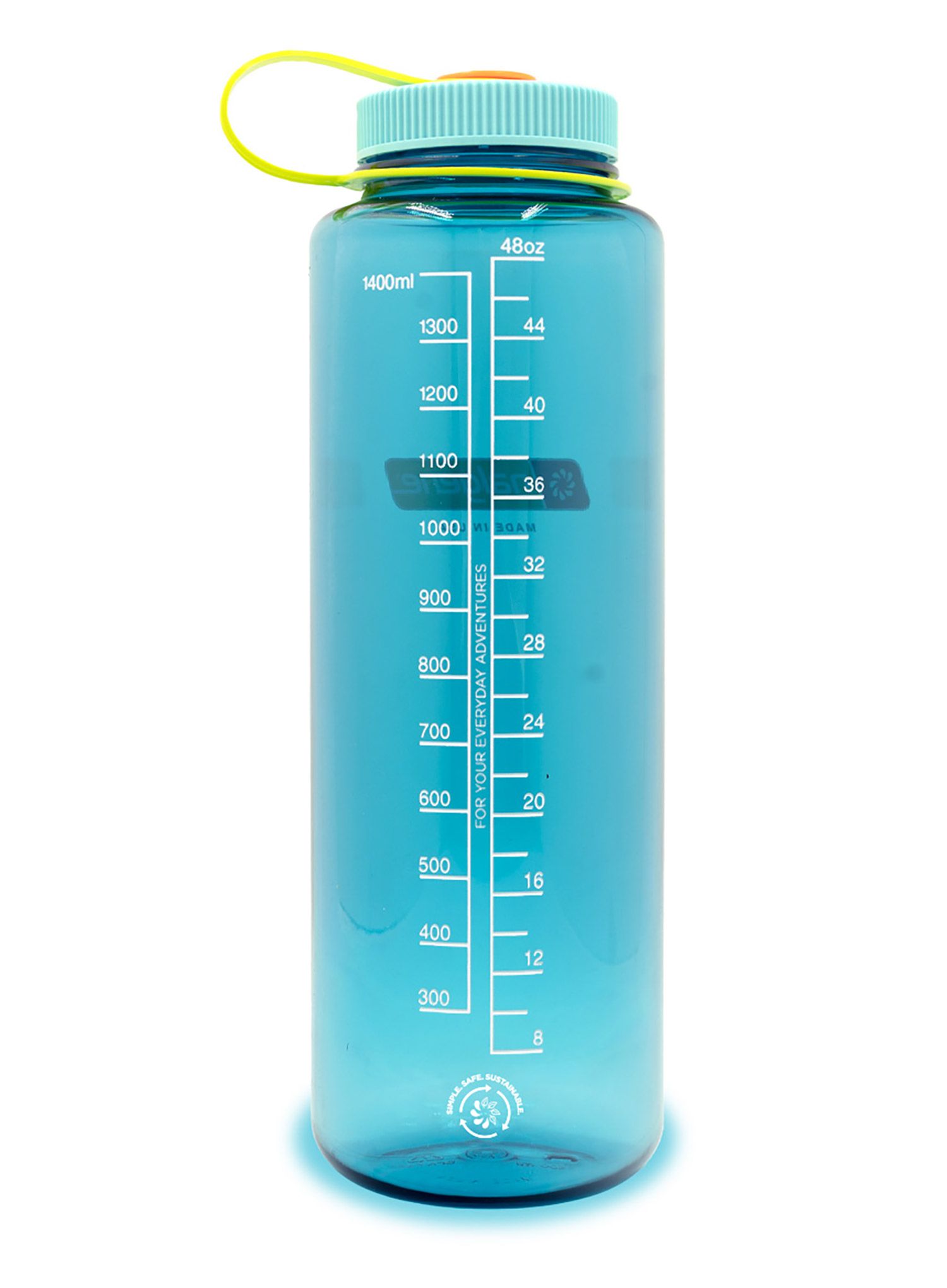 Nalgene Silo Sustain Wide Mouth 48 oz (1420 ml) Vizespalack - cerulean