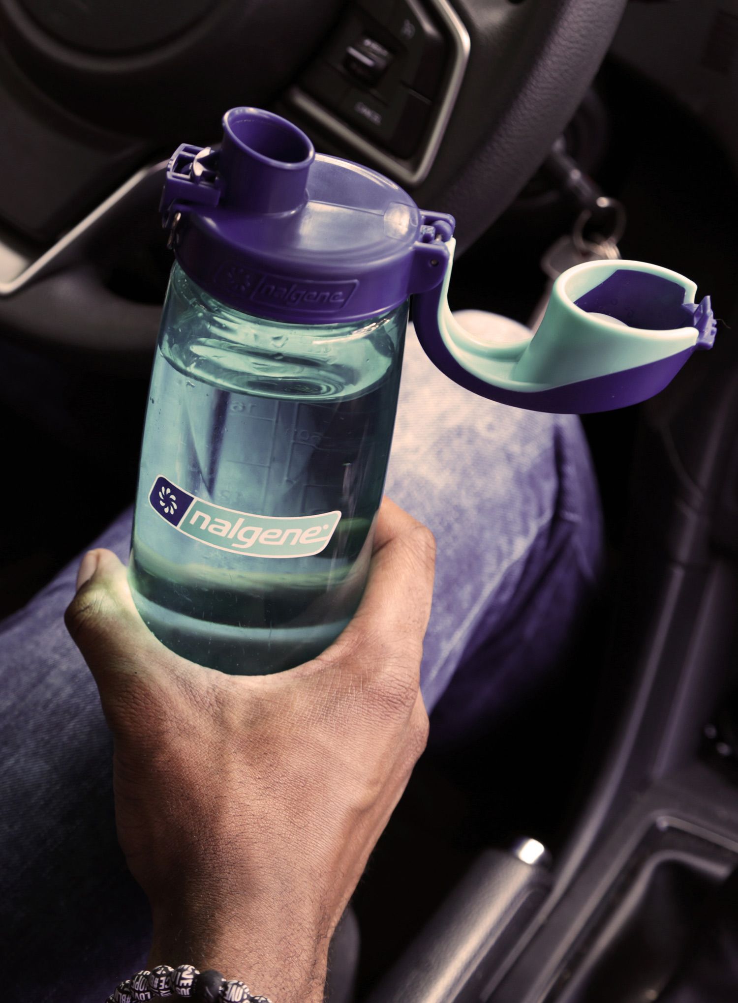 Nalgene On The Fly 24 oz (710 ml) Palack - blue aqua