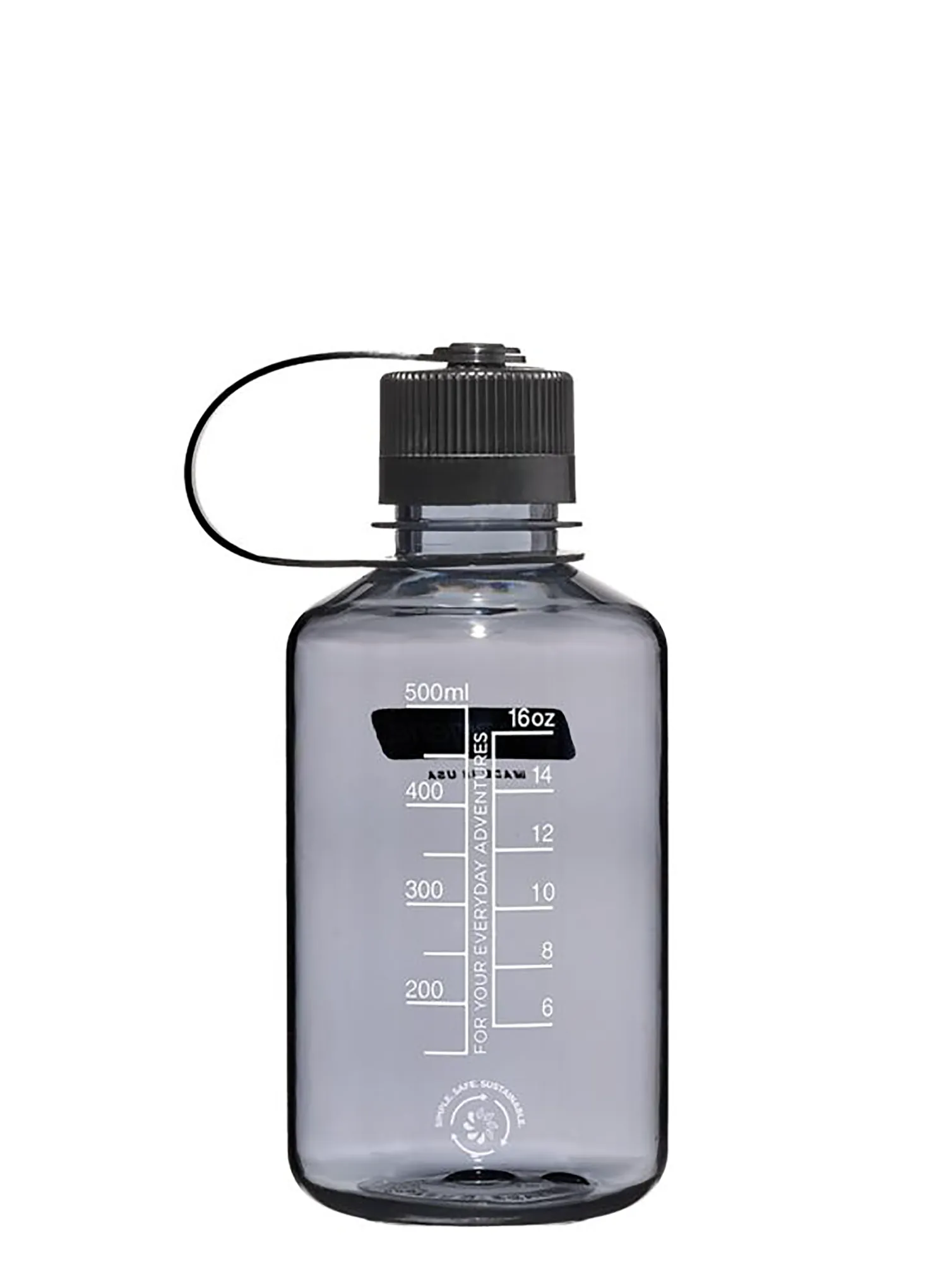 Nalgene Sustain Narrow Mouth 16 oz (473 ml) Palack - gray