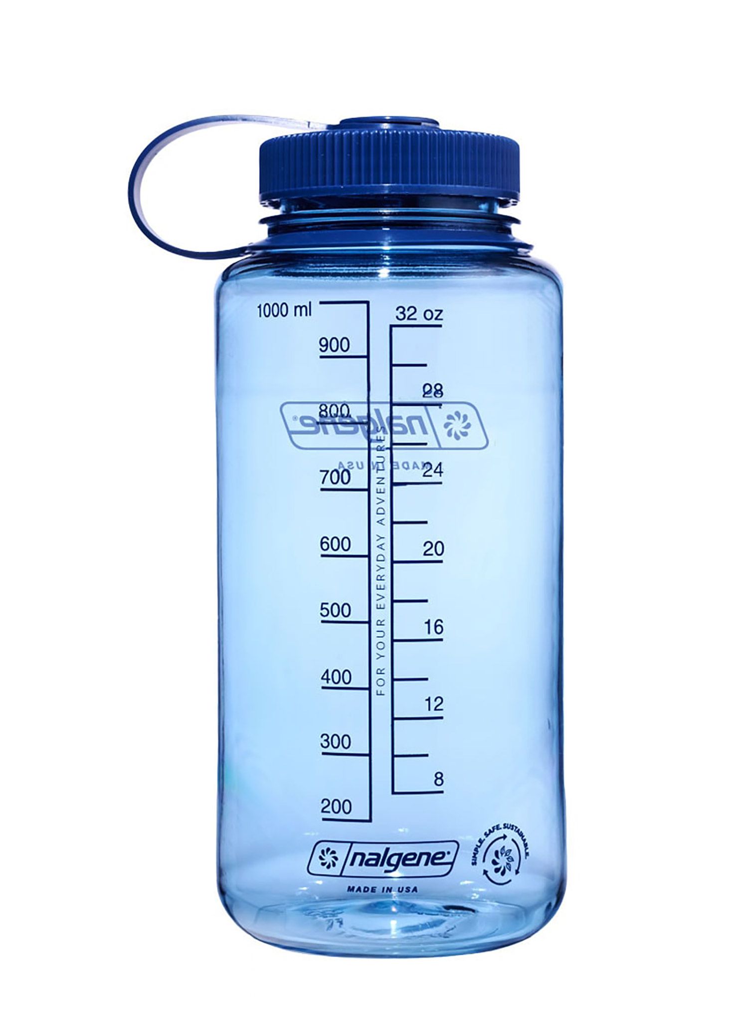 Nalgene Sustain Wide Mouth 32 oz (946 ml) Palack - baby blue