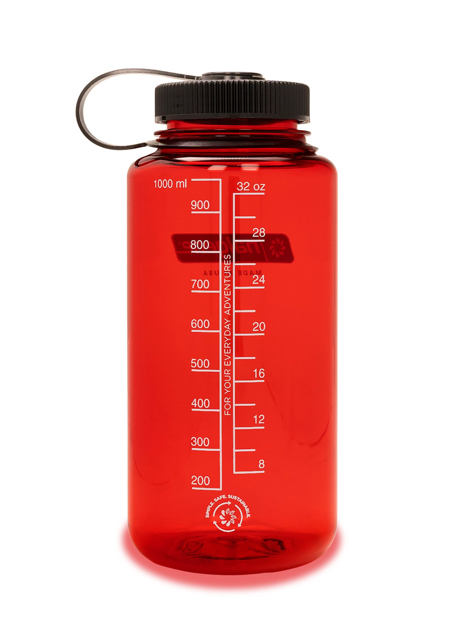 Nalgene Sustain Wide Mouth 32 oz (946 ml) Palack - red
