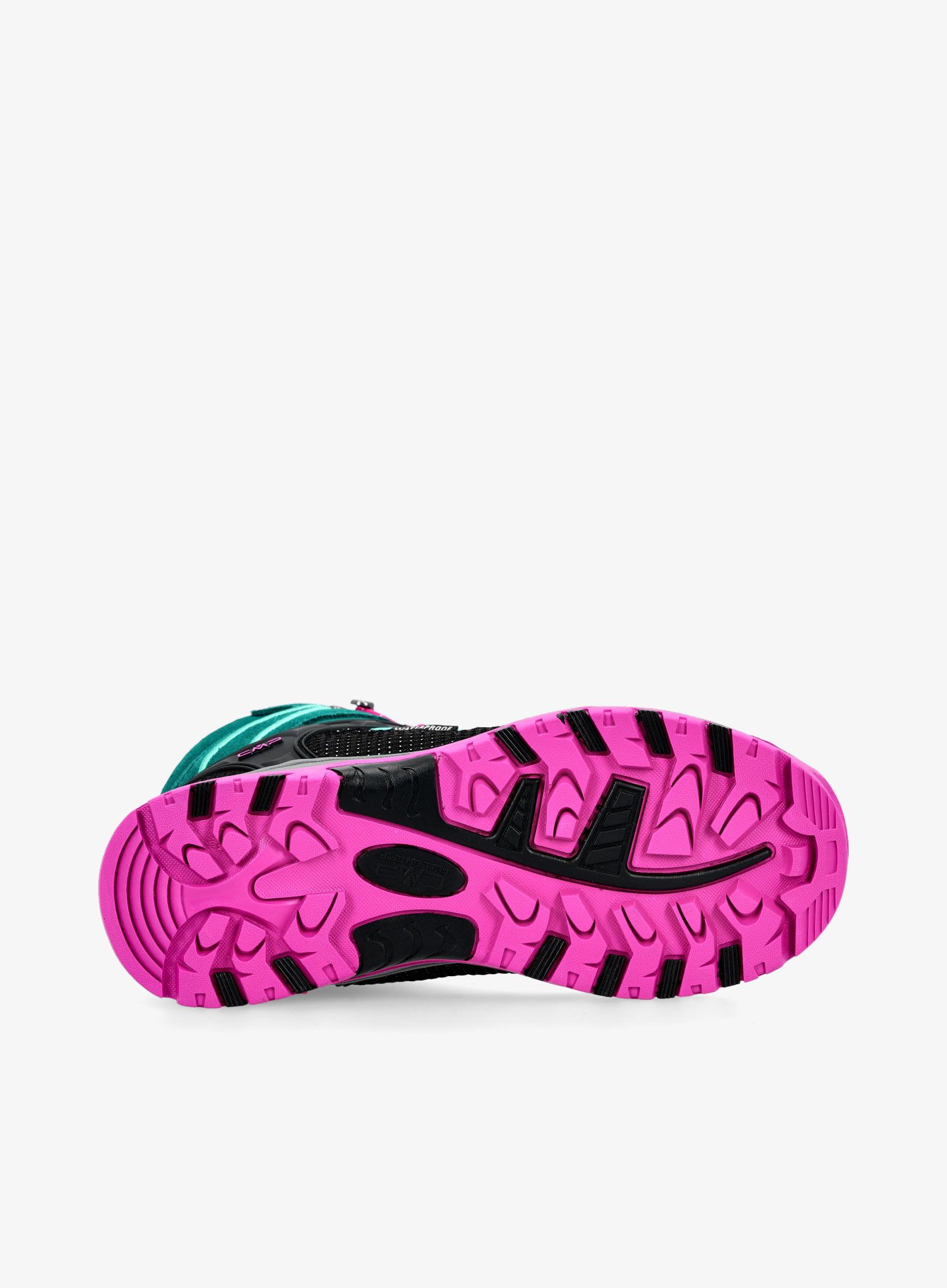 CMP Kids Rigel Mid Trekking Shoe Wp Cipő Lányoknak - lake-pink fluo