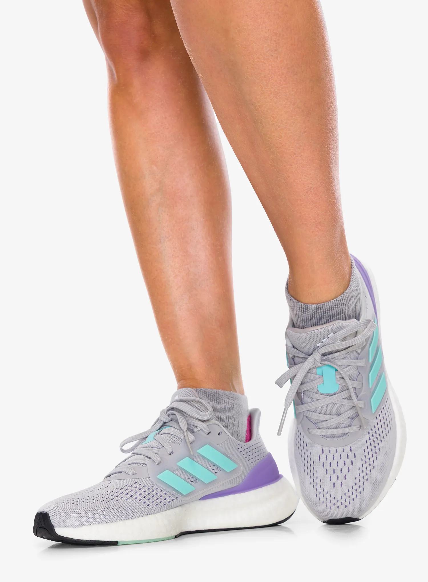 adidas Pureboost 23 Női futócipők - gretwo/flaaqu/ftwwht