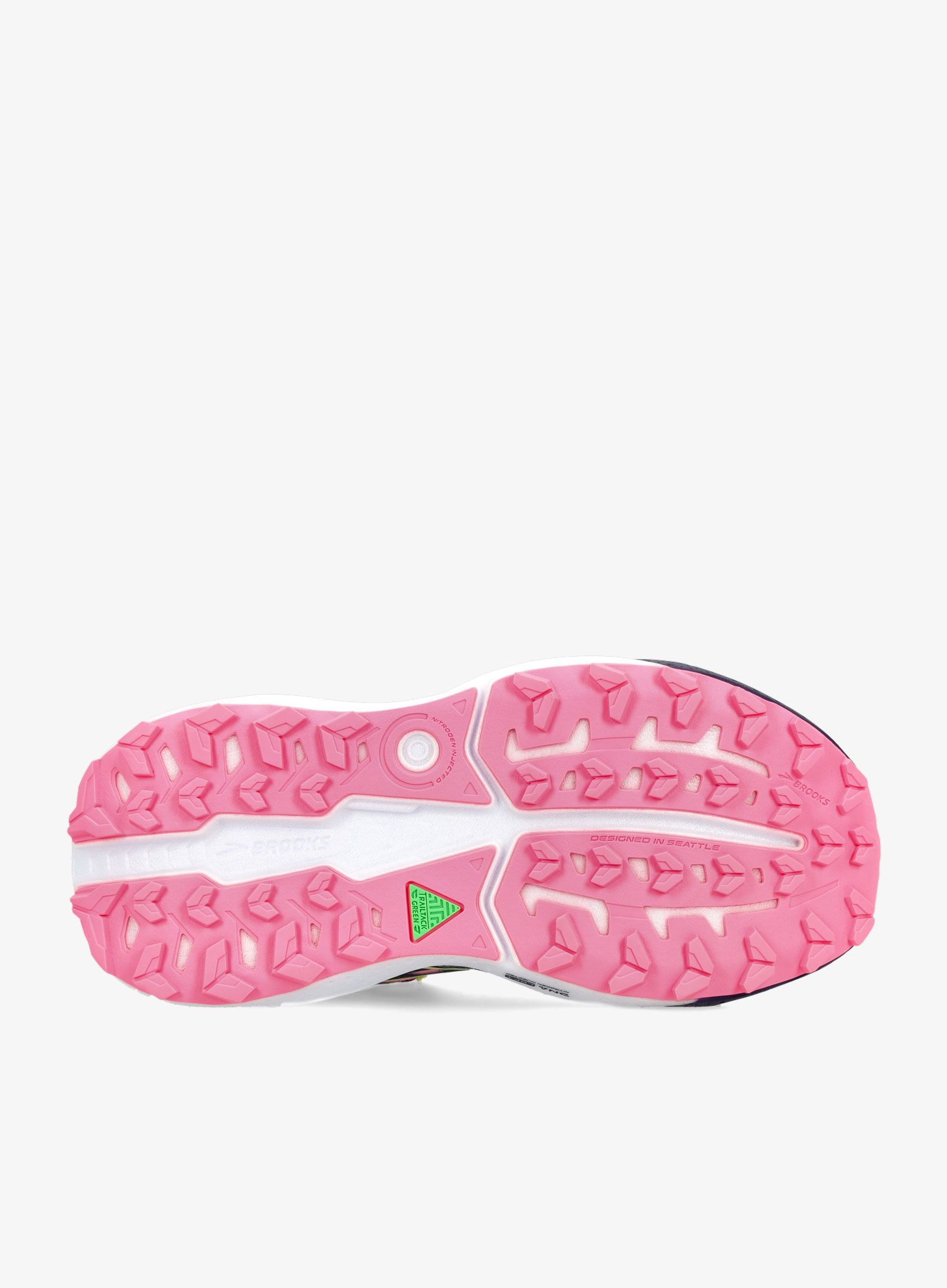 Brooks Caldera 7 Női futócipők - pink/peacoat/sunny lime