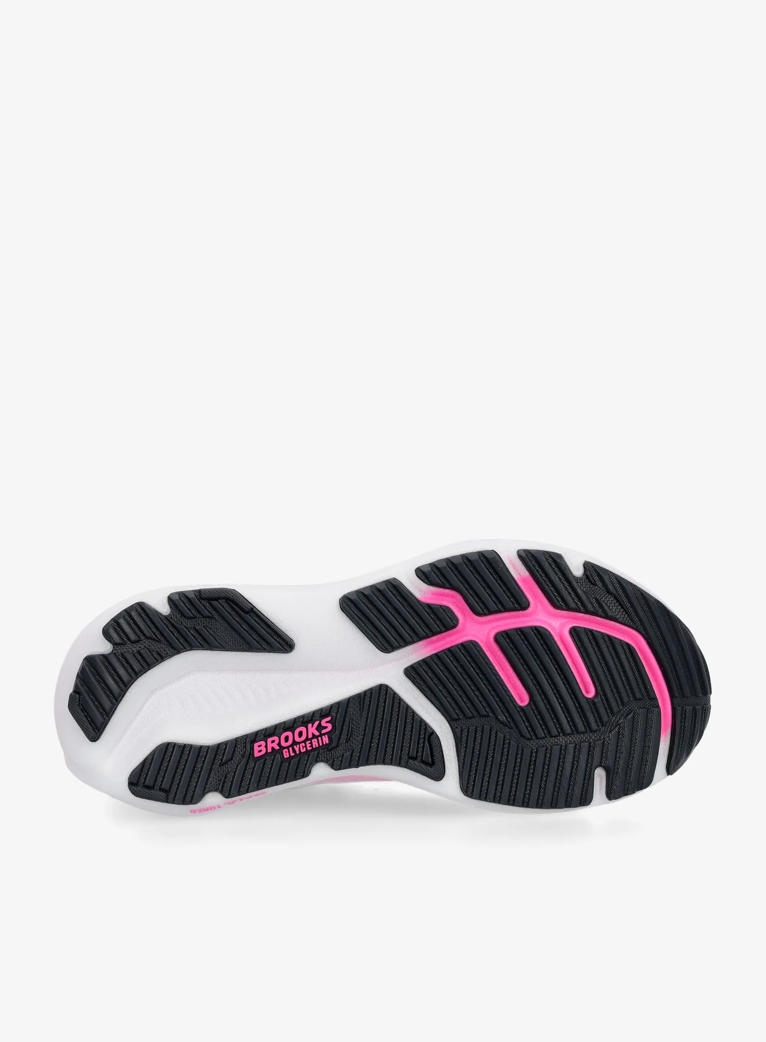 Brooks Glycerin 23 Női futócipők - white/phantom/cyber pink
