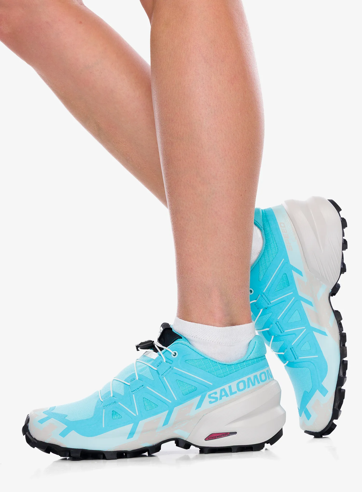 Salomon Speedcross 6 Női futócipők - blue curacao/lunar
