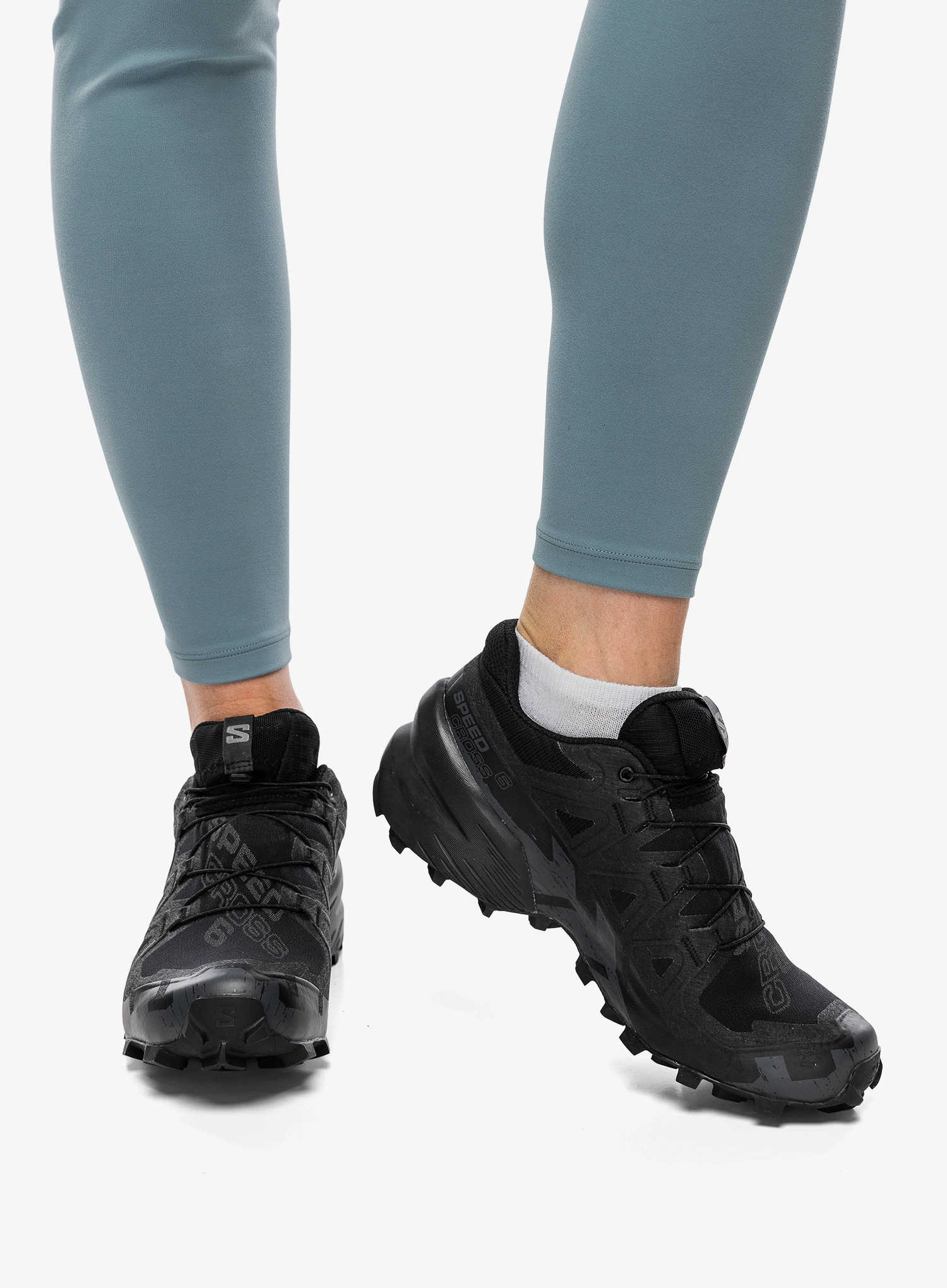Salomon Speedcross 6 GTX Futócipő Nőknek - black/phan