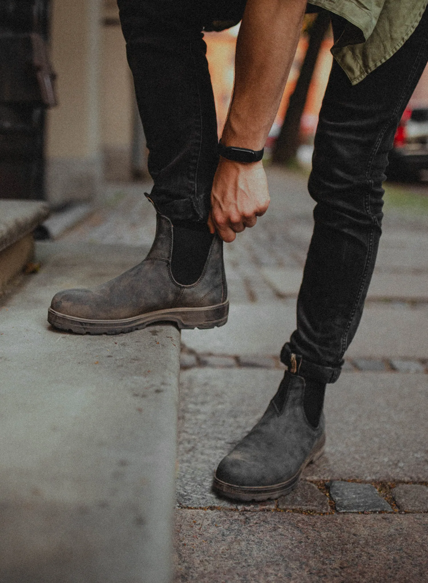 Blundstone Classics 587 Lifestyle cipő - rustic black
