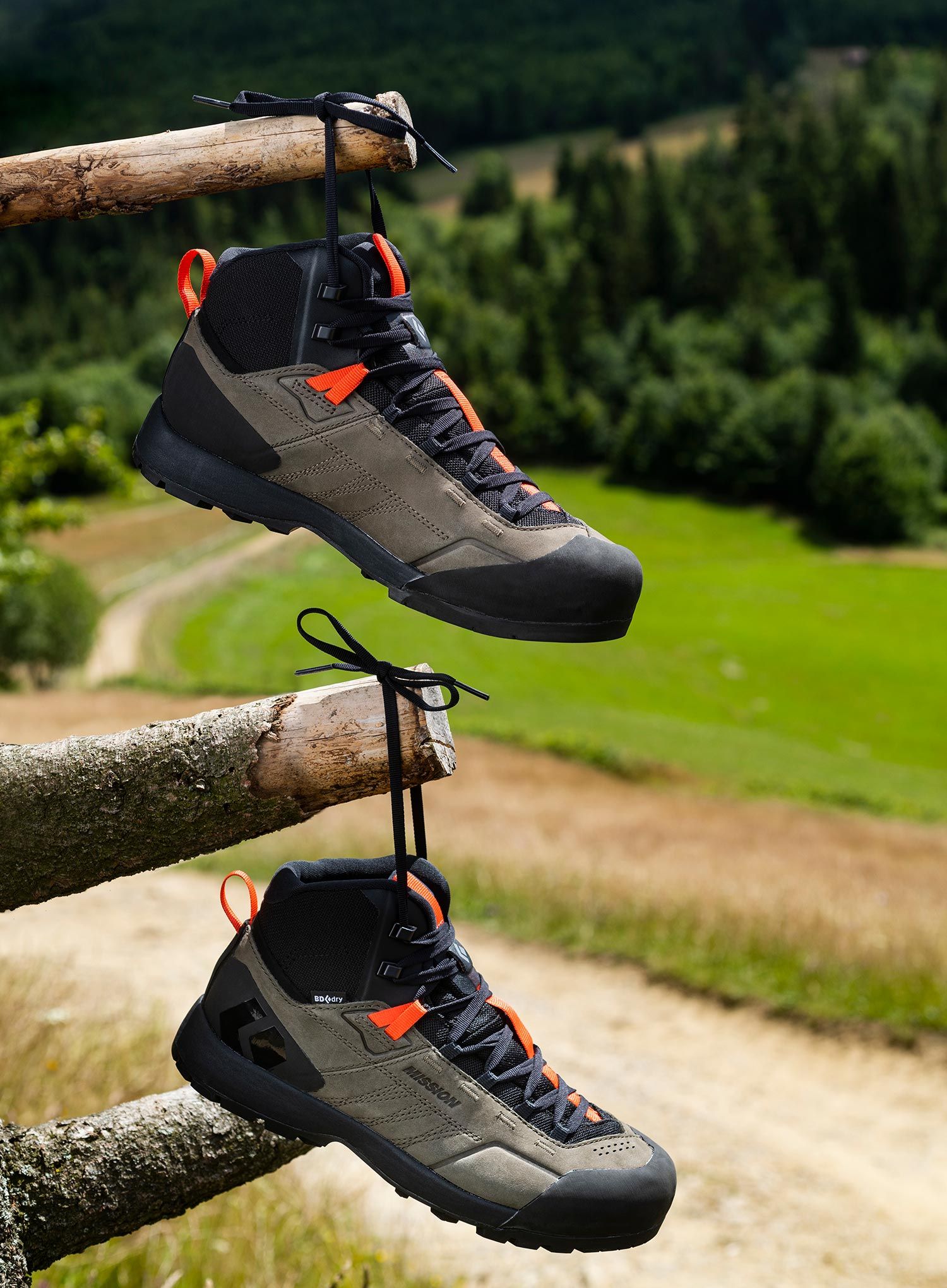 Black Diamond Mission LTR Mid WP Hegymászó Bakancs - walnuts/octane