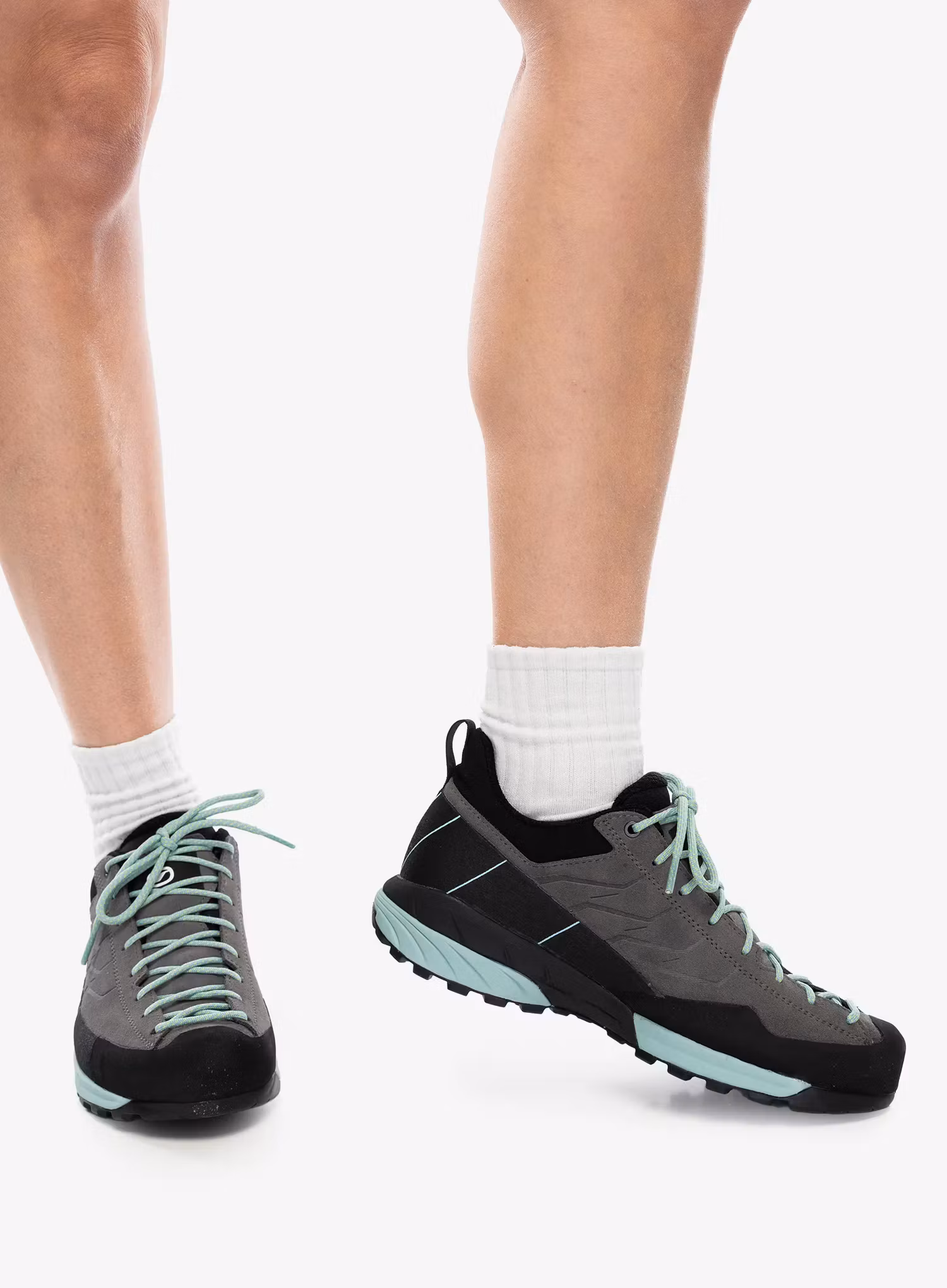 Scarpa Mescalito GTX Női Hegymászó Cipő - midgray/aqua