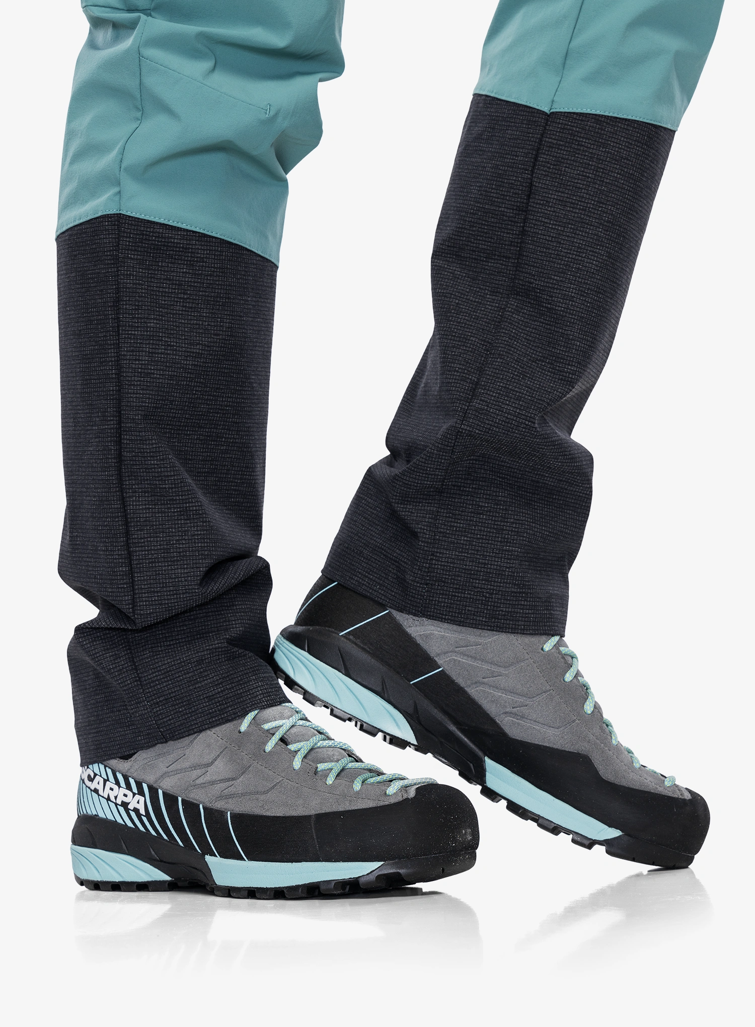 Scarpa Mescalito MID GTX Női Hegymászó Cipő - midgray/aqua