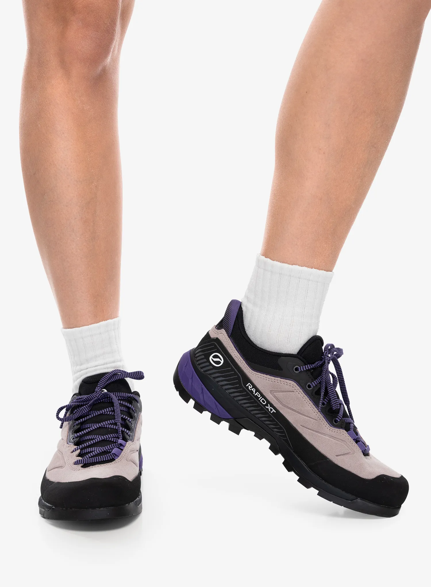 Scarpa Rapid XT Női hegymászó cipő - lavender gray/ dark purple