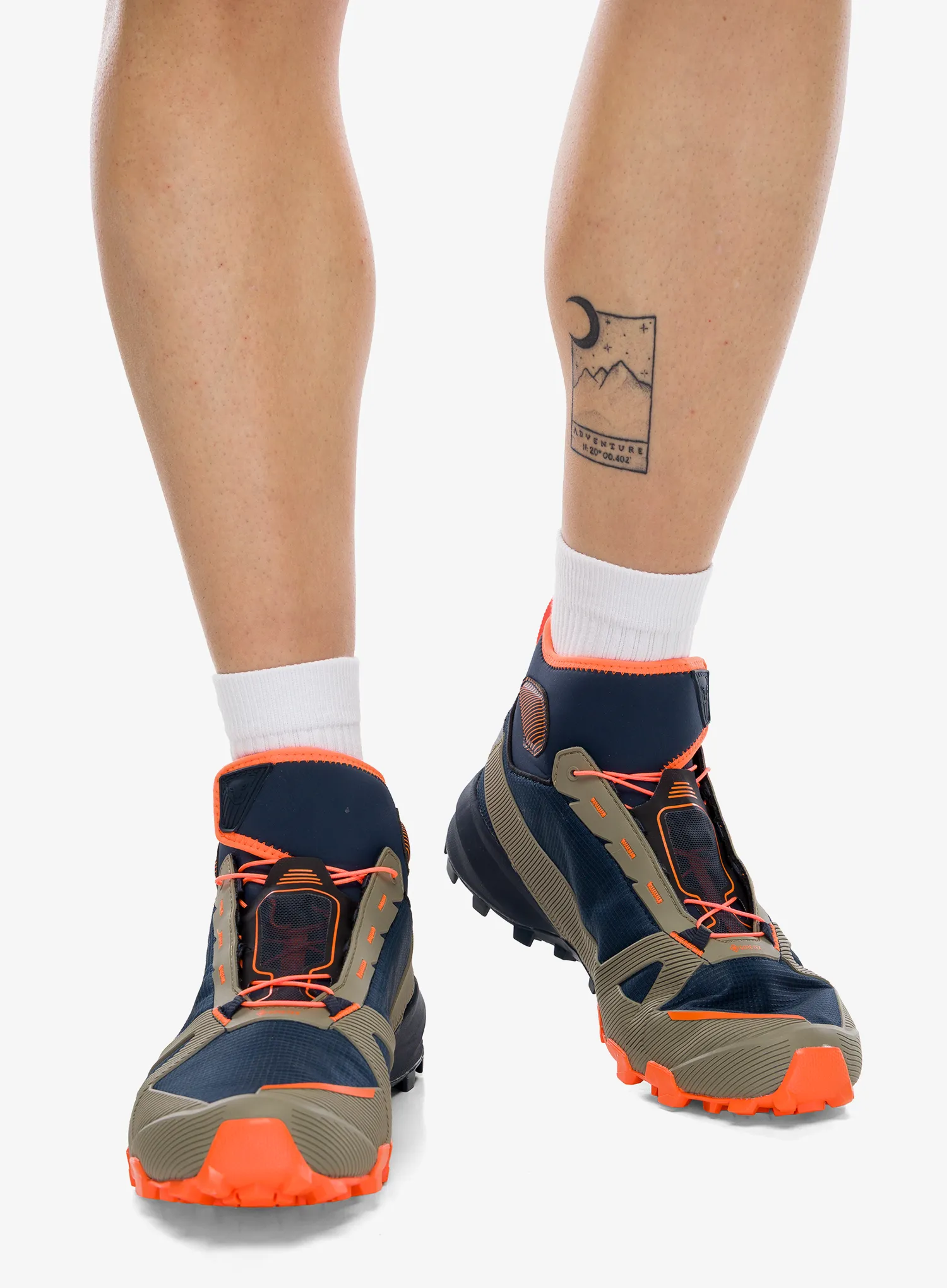 Dynafit Traverse Mid GTX Hegymászó cipő - blueberry/rock khaki