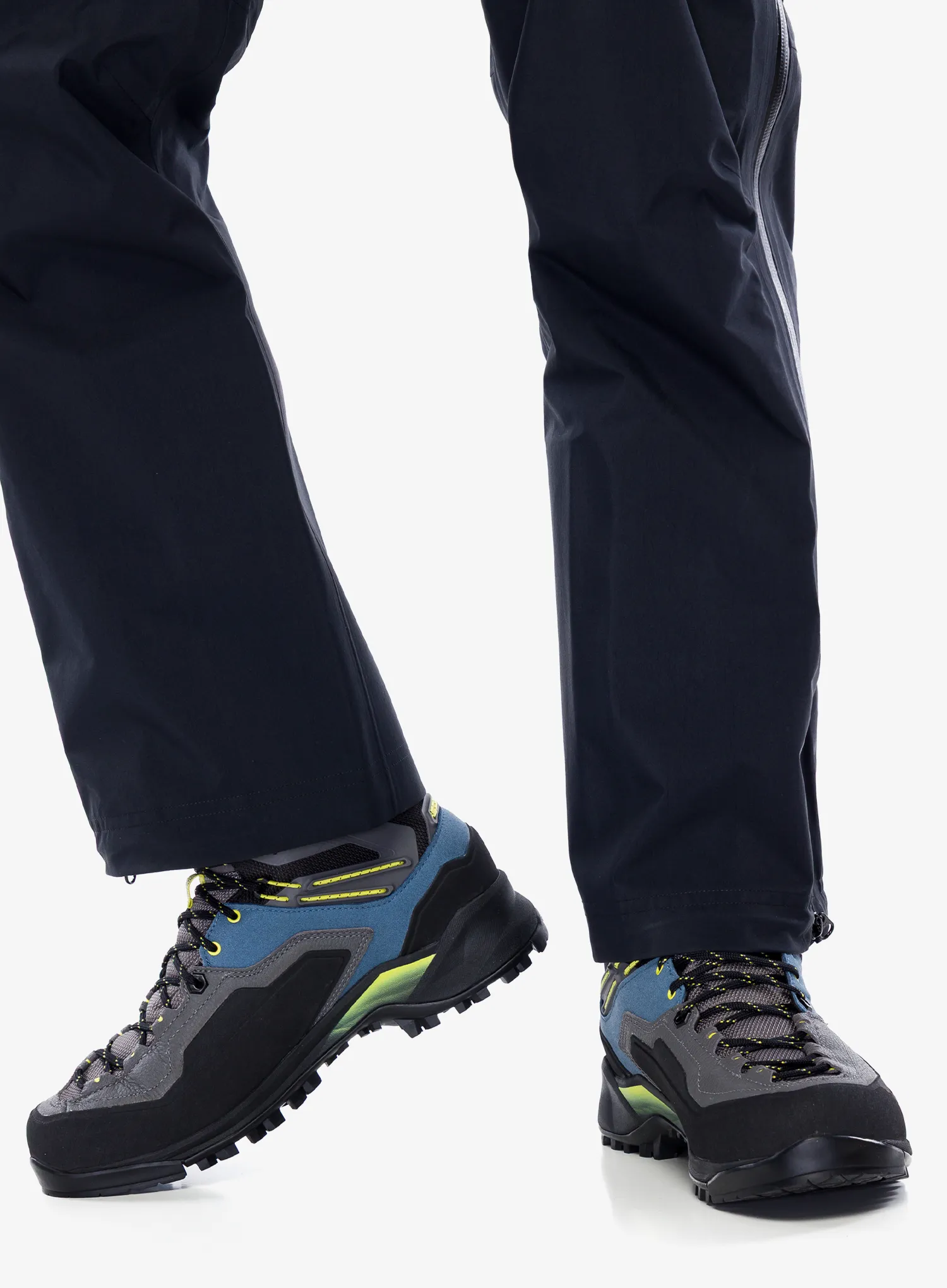 Garmont Akron Mid GTX Hegymászó cipő - fin blue/sheen yellow