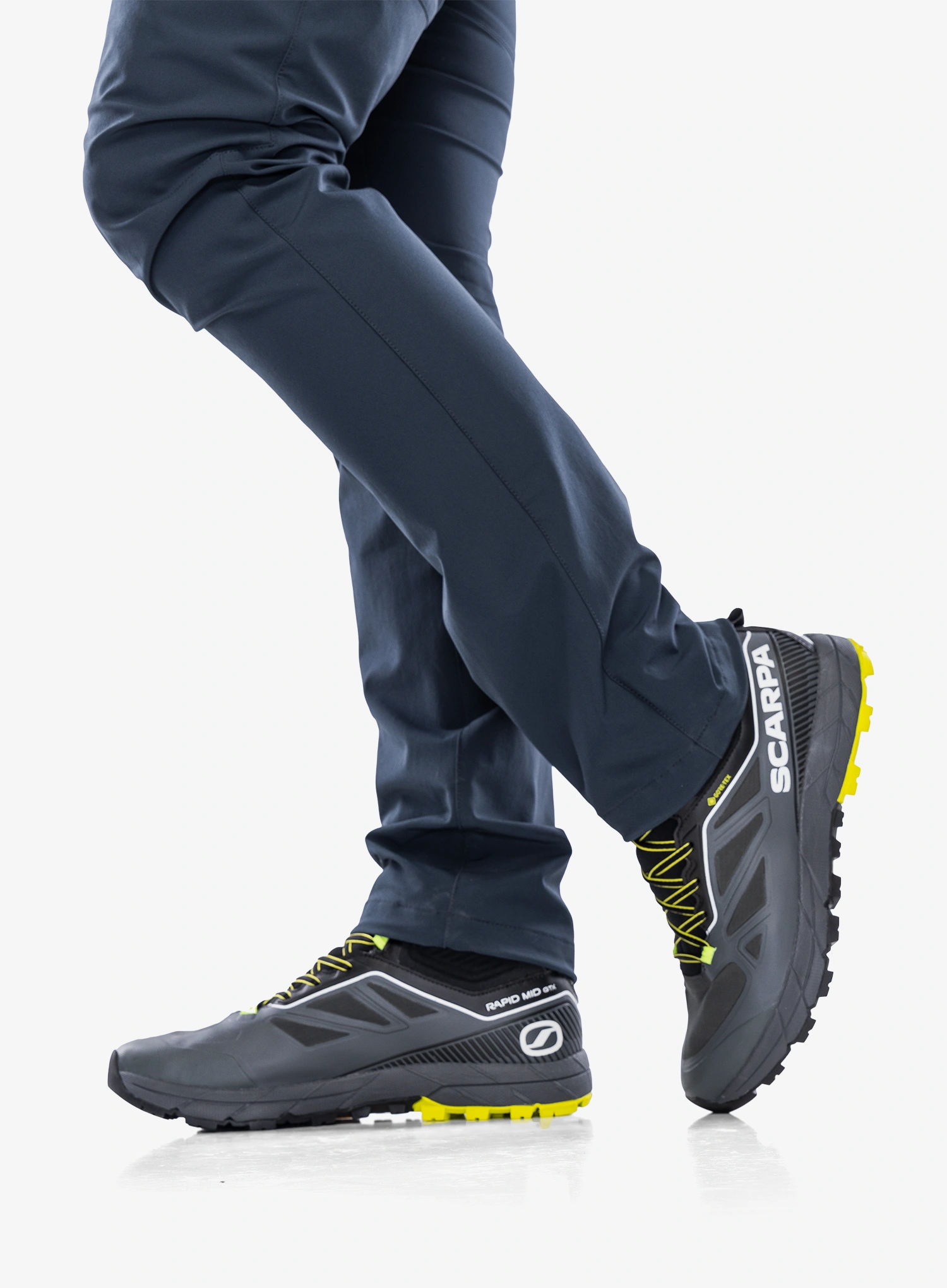 Scarpa Rapid Mid GTX Hegymászó Cipő - anthracite/acid lime/acid lime
