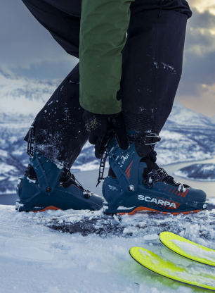 Scarpa F1 GT Síbakancsok - petrol/orange