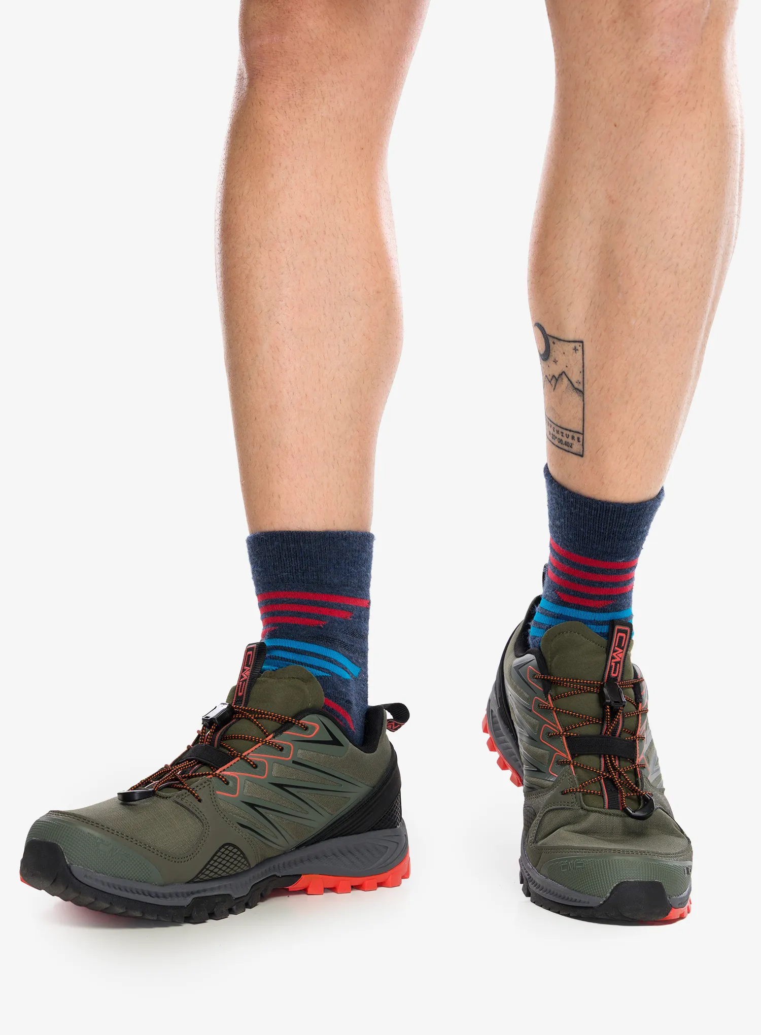 CMP Atik WP Trail Running Shoes Terepfutó cipő - olive/arancio