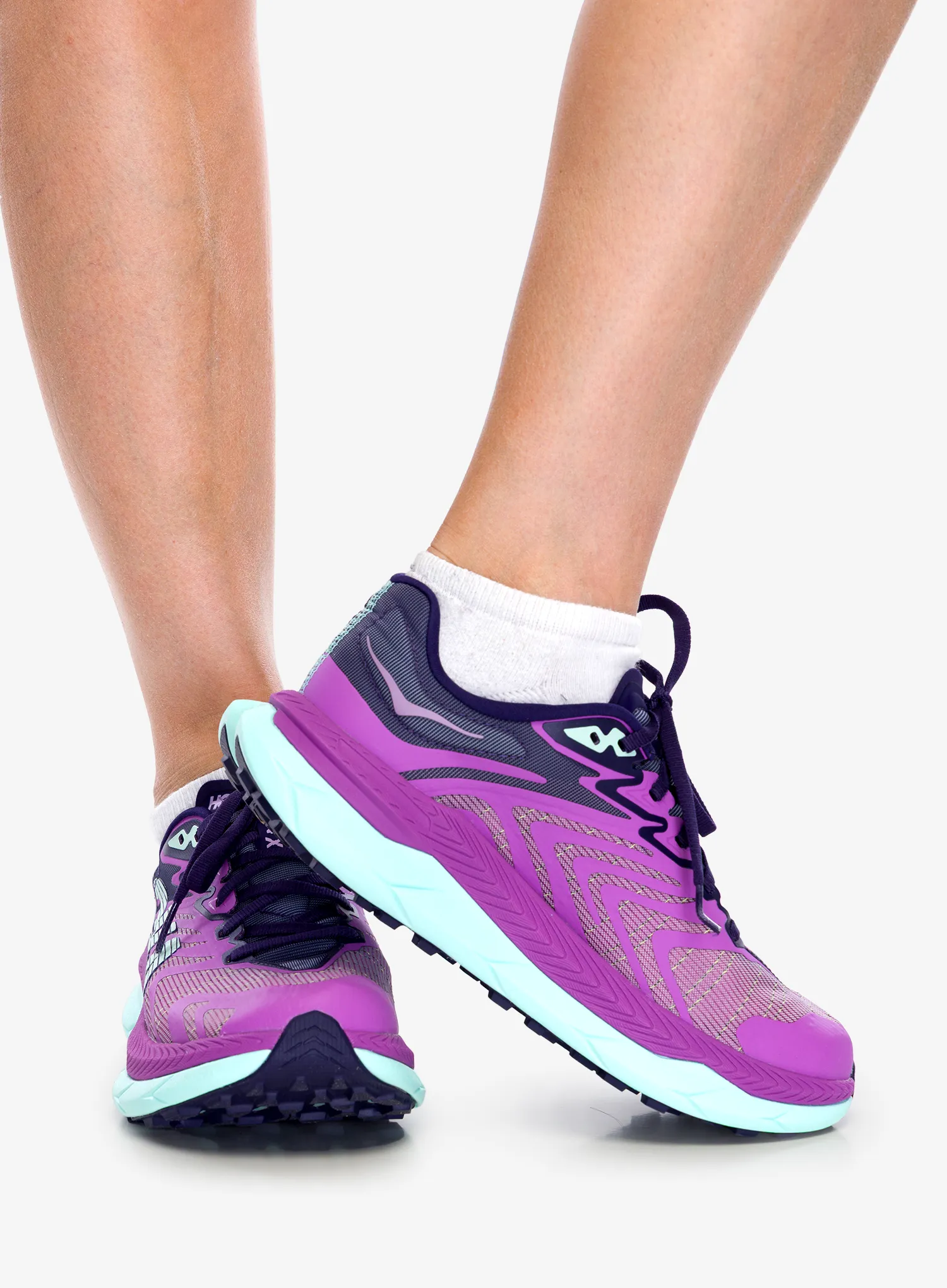 Hoka Tecton X 2 Női terepfutó cipő - orchid flower/night sky