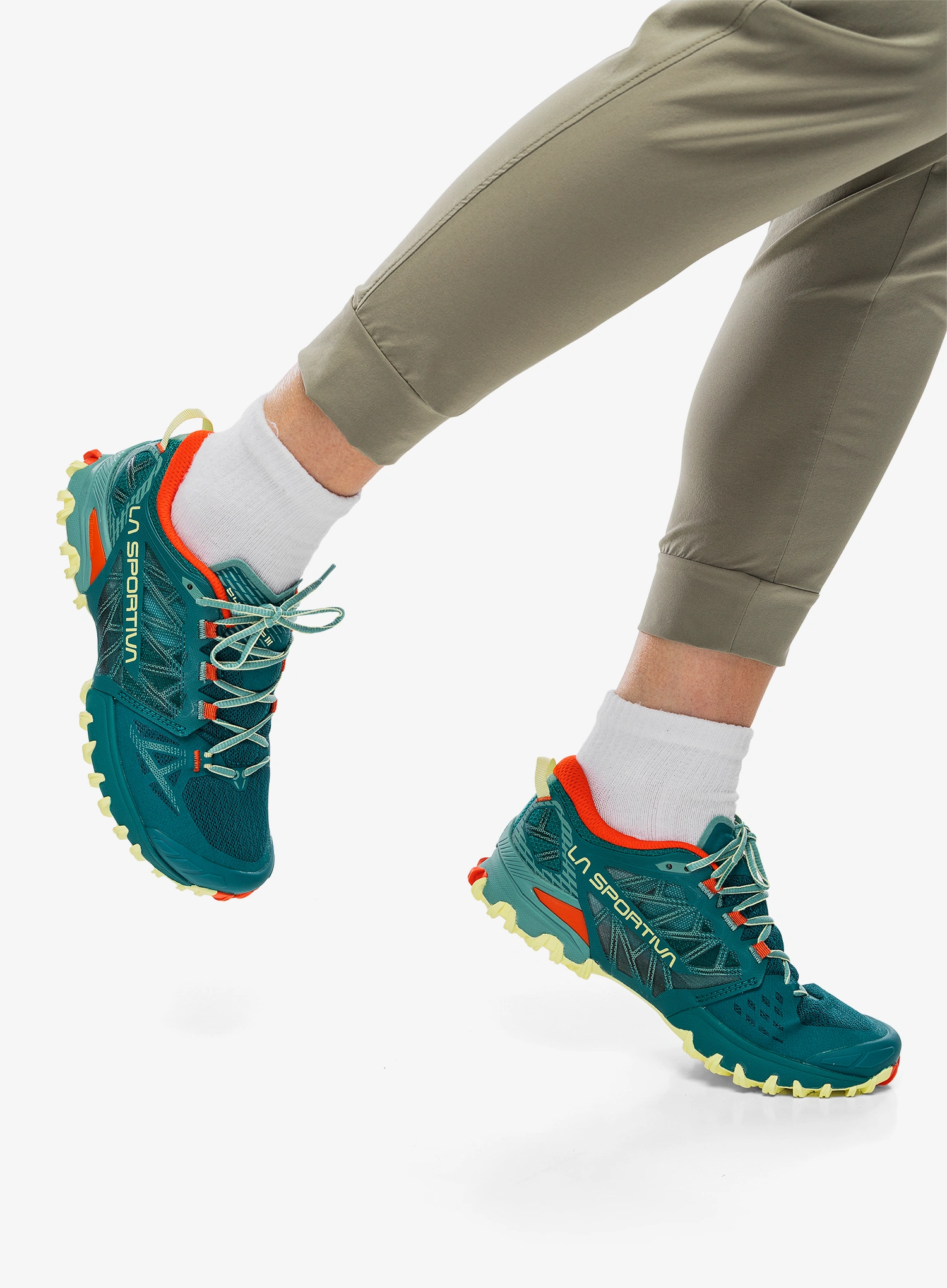 La Sportiva Bushido III Női terepfutó cipő - everglade/zest