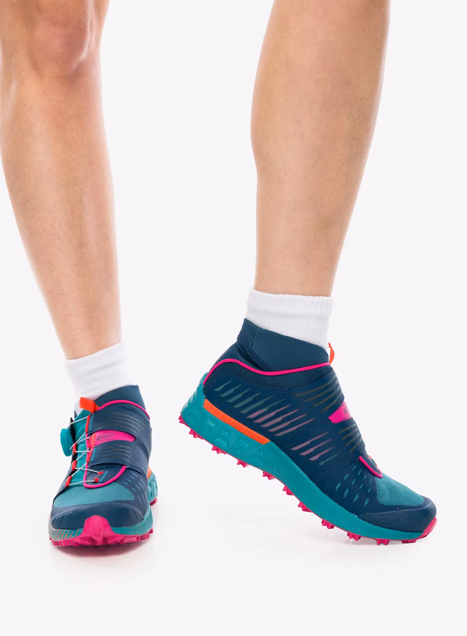 La Sportiva Cyklon Női terepfutó cipő - storm blue/cherry tomato