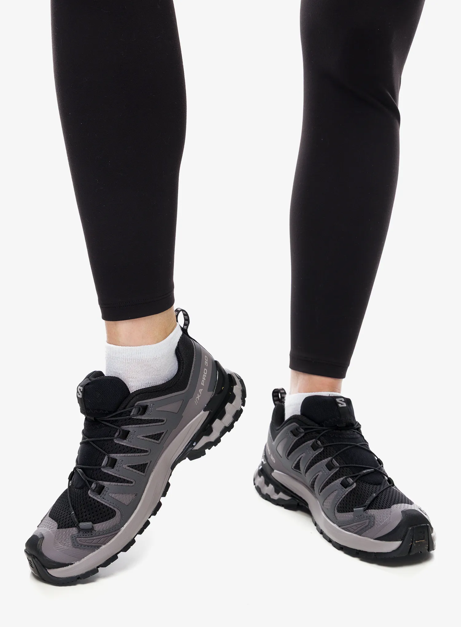 Salomon Xa Pro 3D V9 Női terepfutó cipő - black/gull/excalibur