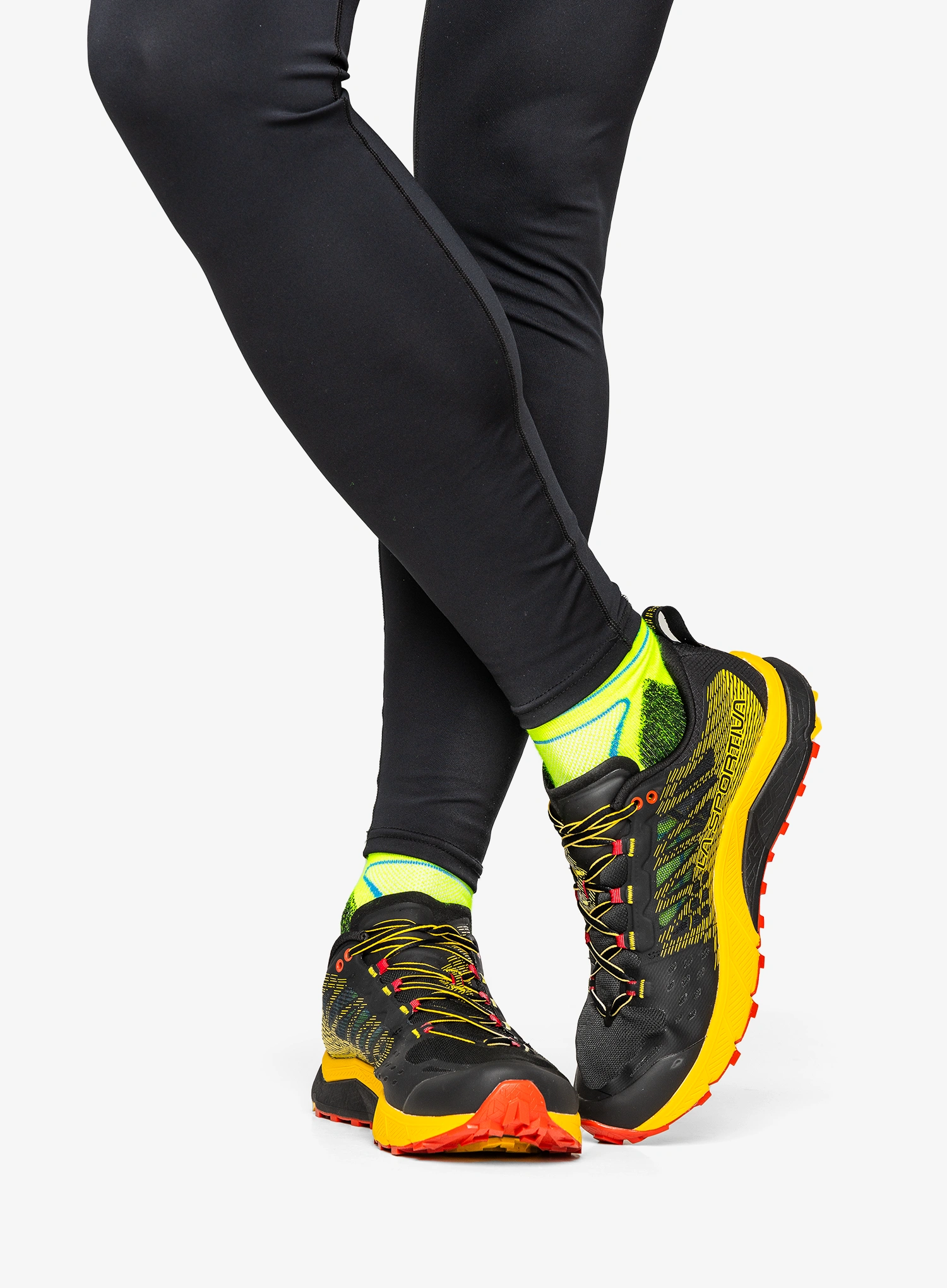 La Sportiva Jackal II Terepfutó Cipő - black/yellow