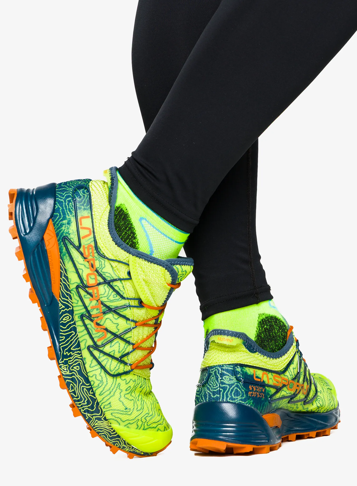 La Sportiva Mutant Terepfutó Cipő - lime punch/storm blue