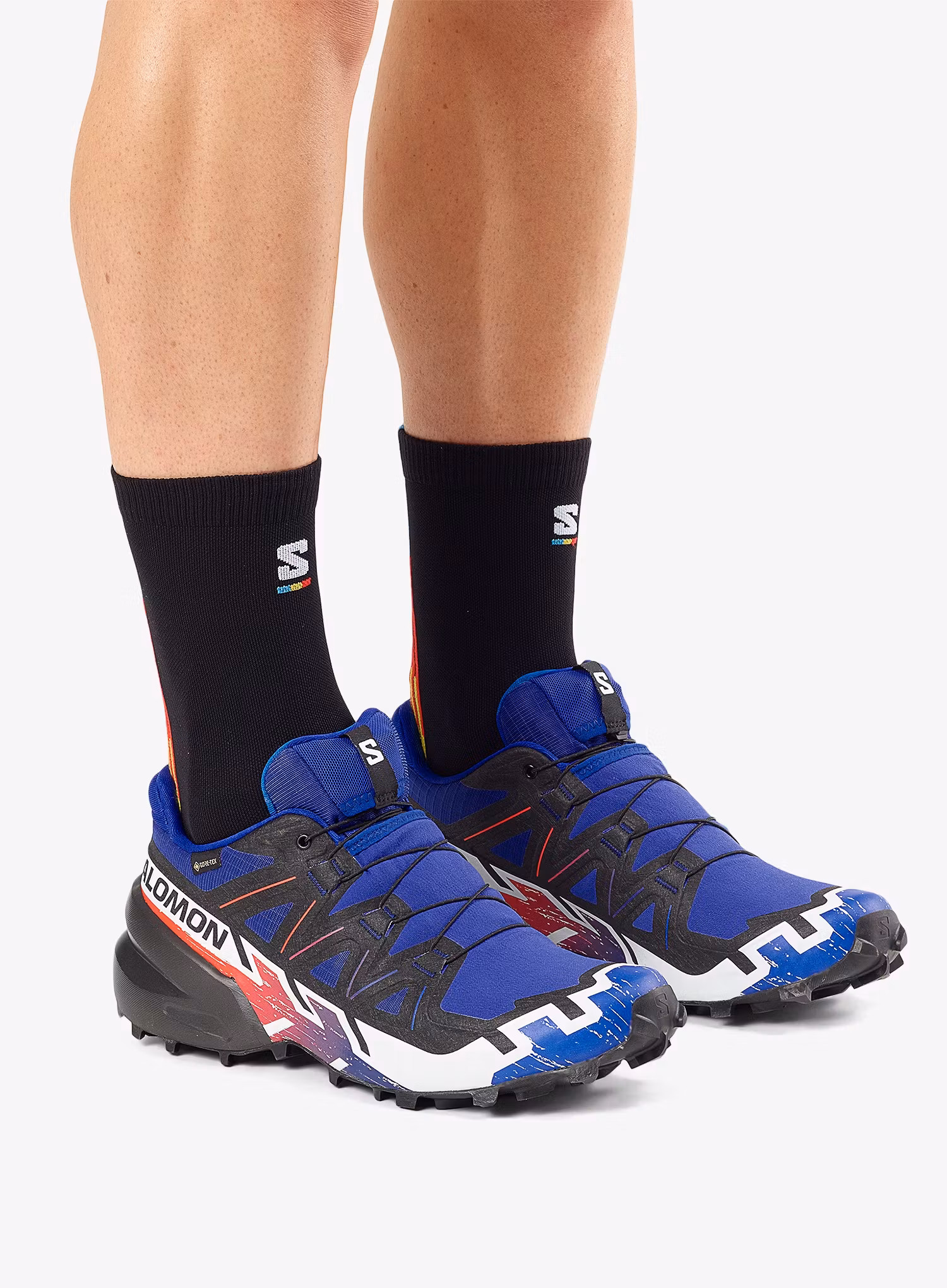 Salomon Speedcross 6 GTX Equipe Terepfutó cipő - surf/red/white