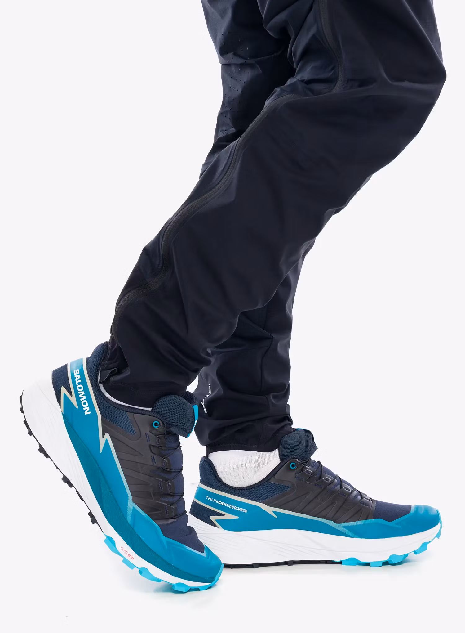 Salomon Thundercross Terepfutó cipő - carbon/tide/blue