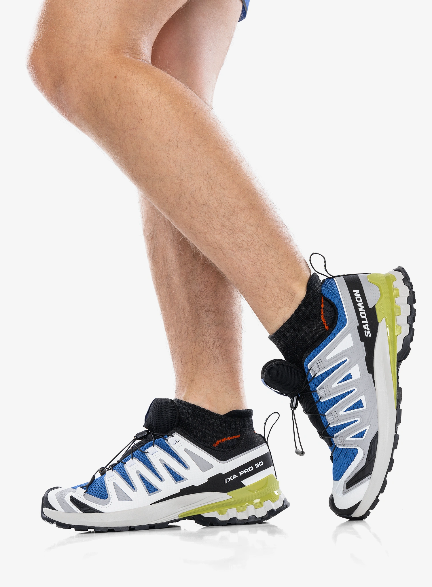Salomon Xa Pro 3D V9 Terepfutó cipő - nautical/alloy/citron