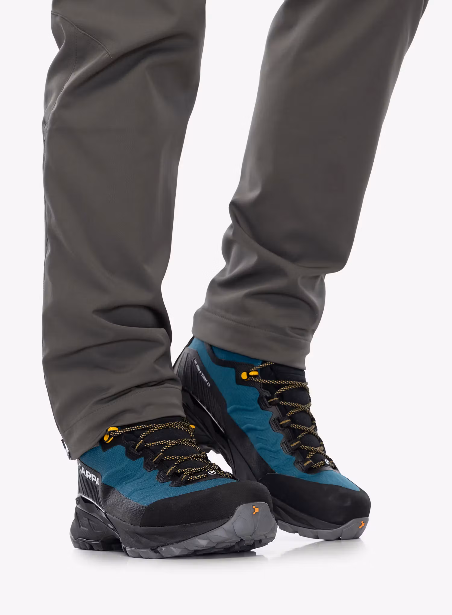 Scarpa Rush TRK LT GTX Túrabakancs - petrol/mustard