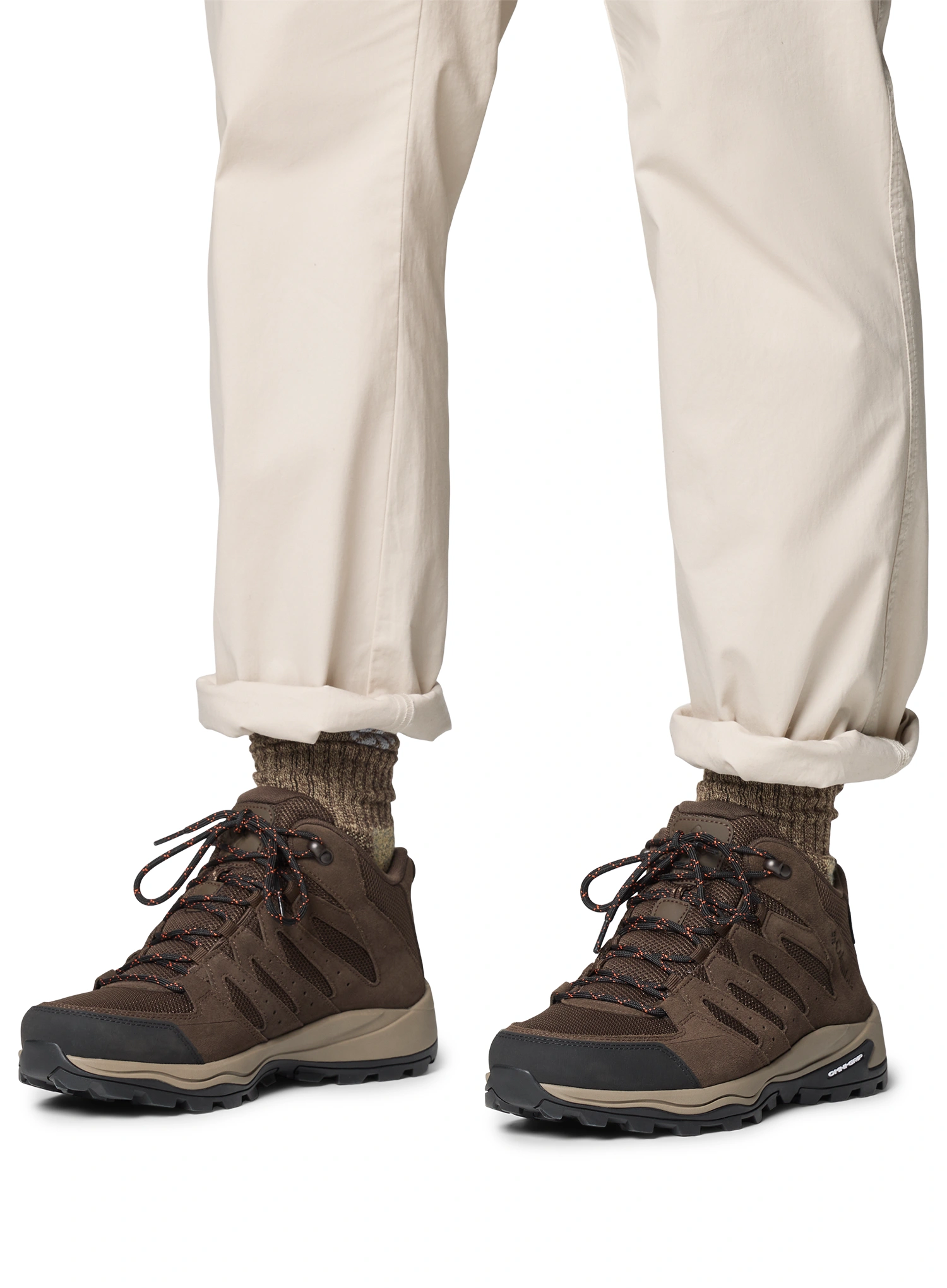 Columbia Redmond IV Mid Waterproof Túracipők - cordovan/tangy orange