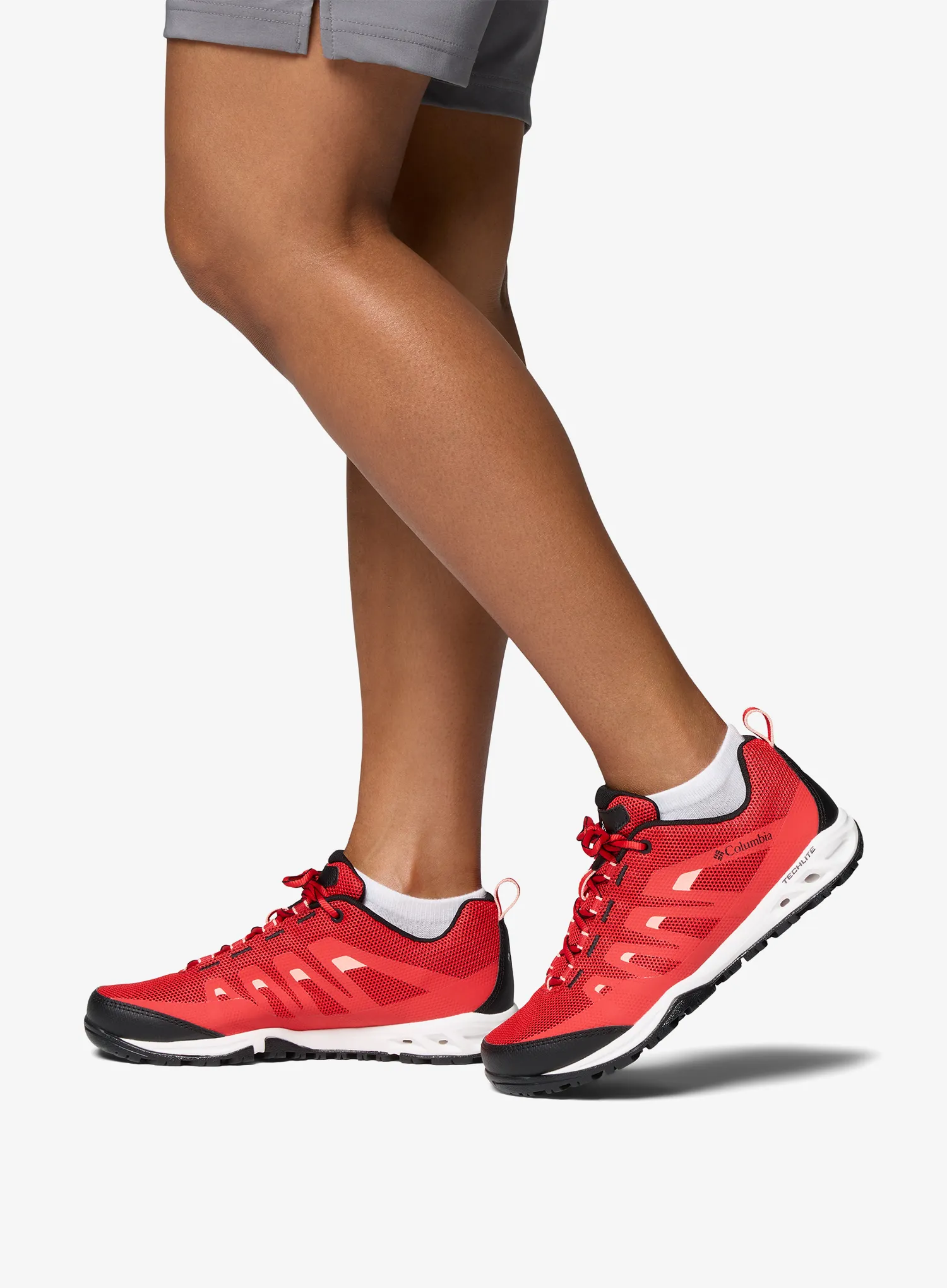 Columbia Vapor Vent Női túracipő - poppy red/blush rose