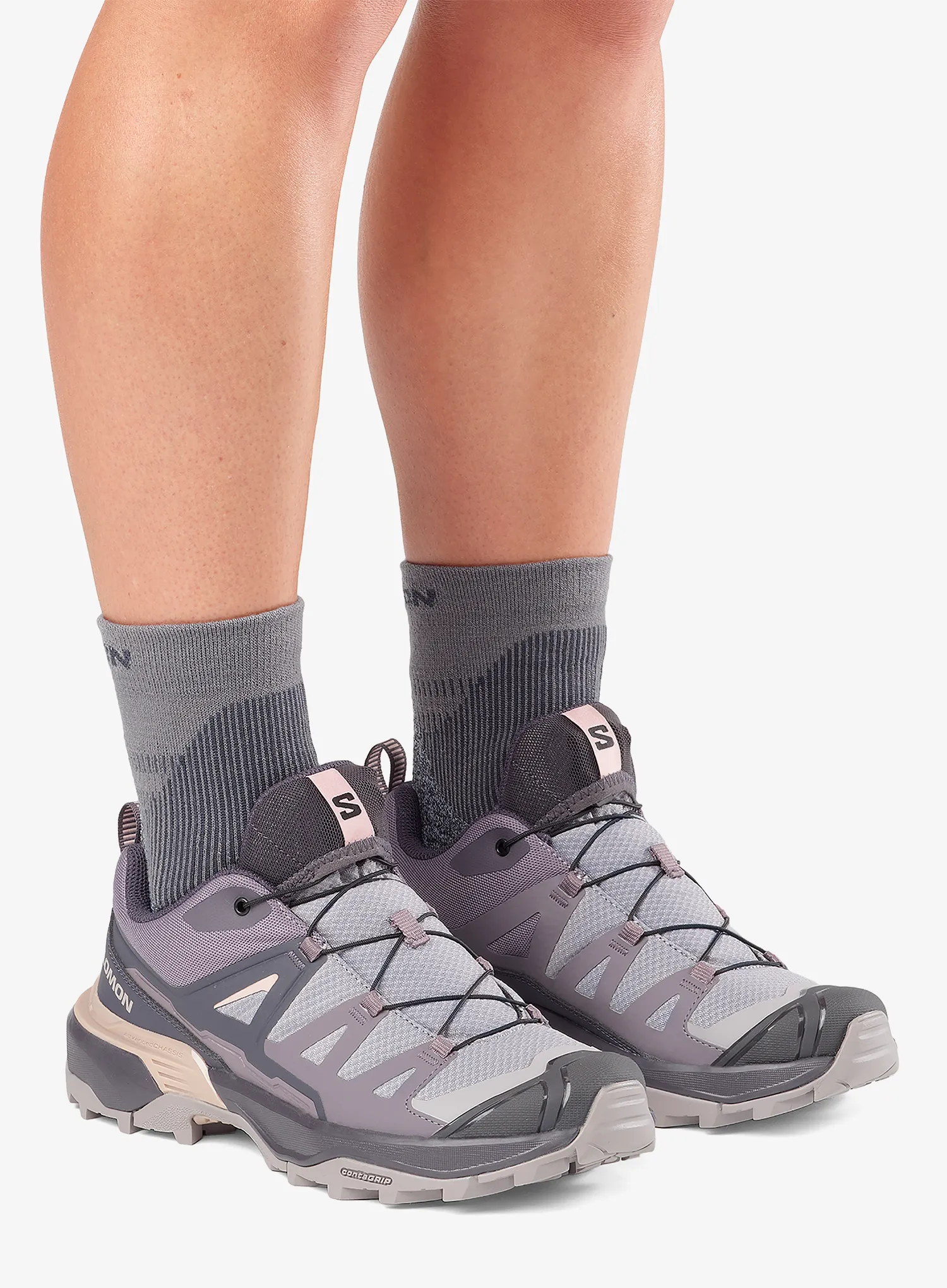 Salomon X Ultra 360 Női túracipő - gull/nine iron/shadow