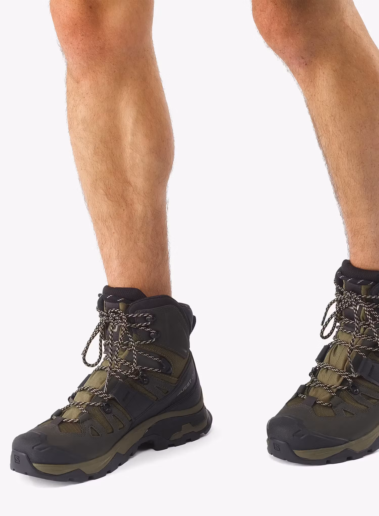 Salomon Quest 4 GTX Férfi Túracipő - olive night/peat
