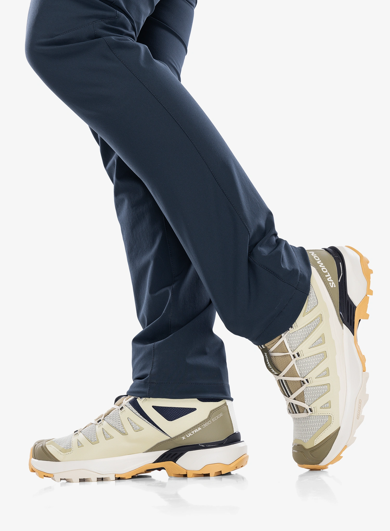 Salomon X Ultra 360 Edge Mid GTX Túracipők - almond milk/alo
