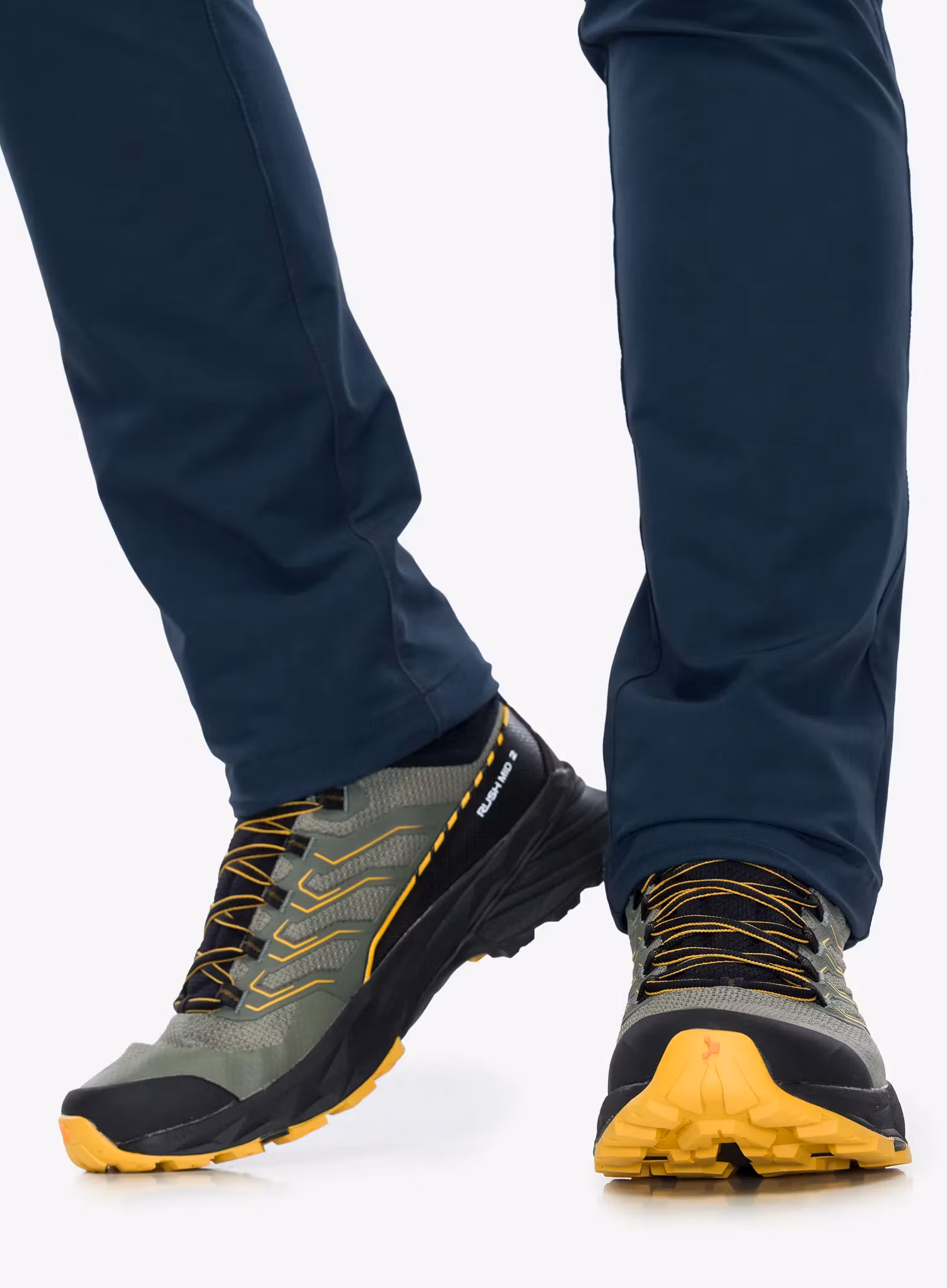 Scarpa Rush 2 Mid GTX Túrabakancs - moss/sulphur