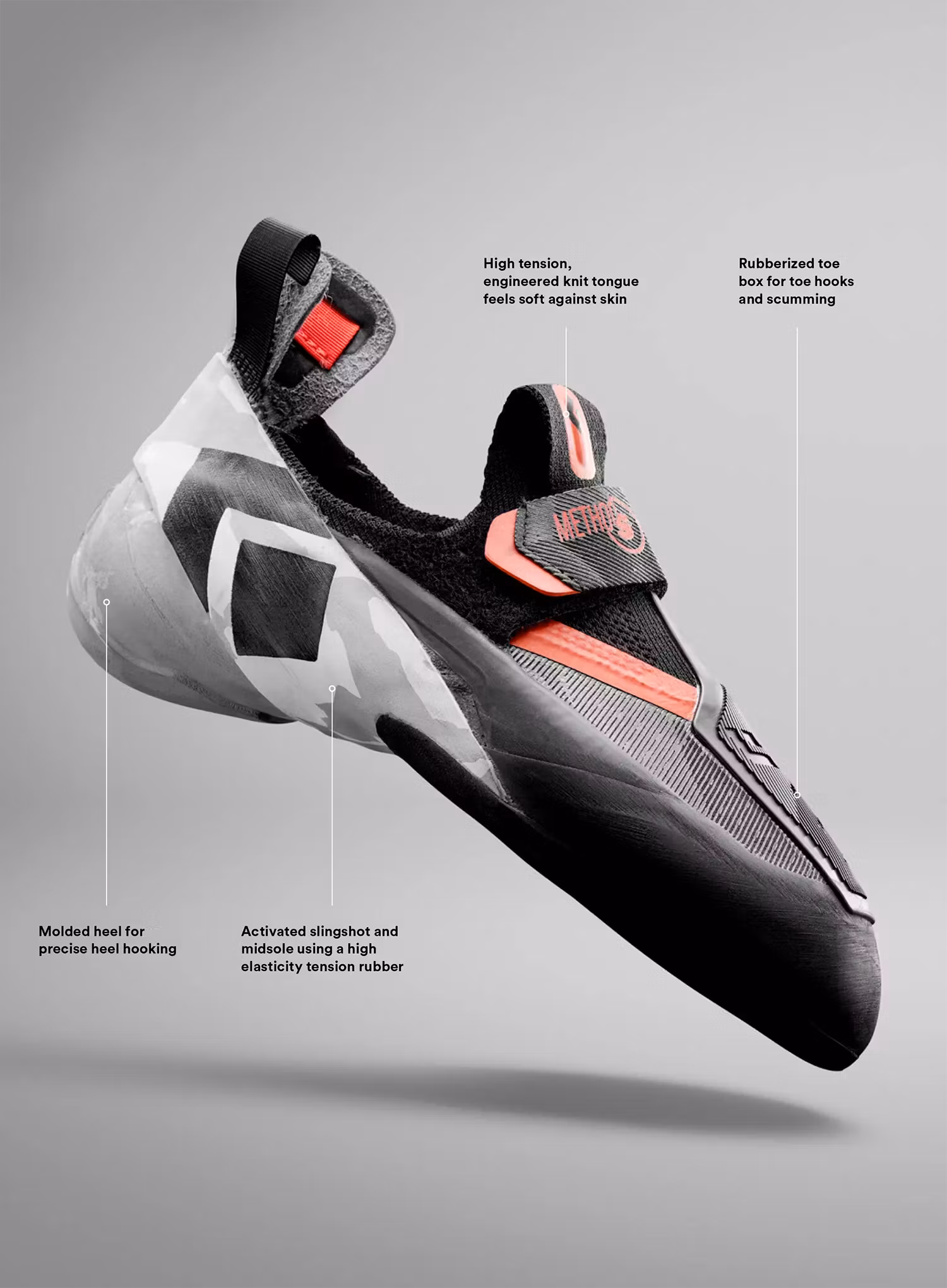 Black Diamond Method S Climbing Shoes Mászócipő - octane