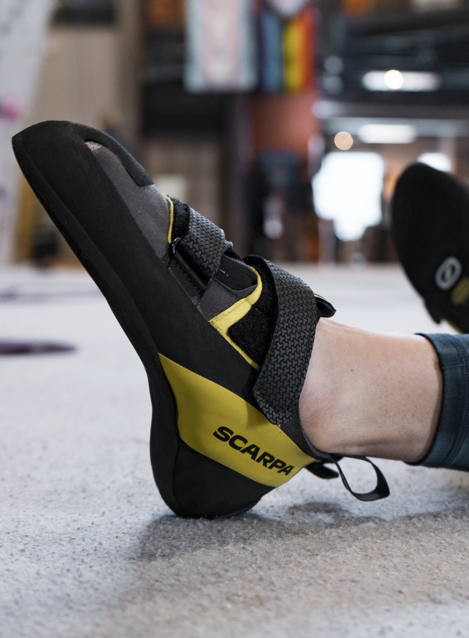 Scarpa Arpia V Mászócipő - shark/yellow