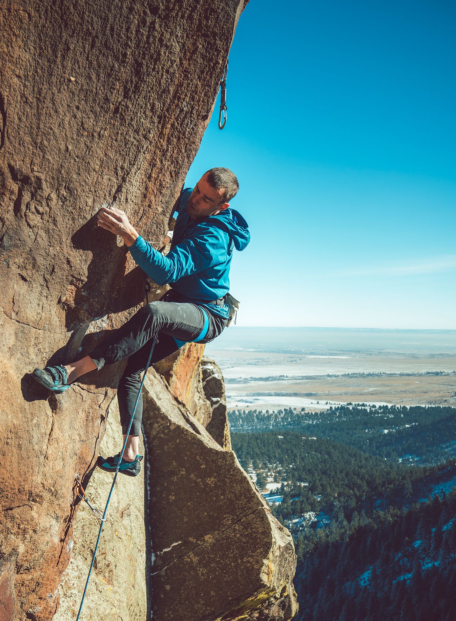 Scarpa Boostic Férfi Mászócipő - black/azure